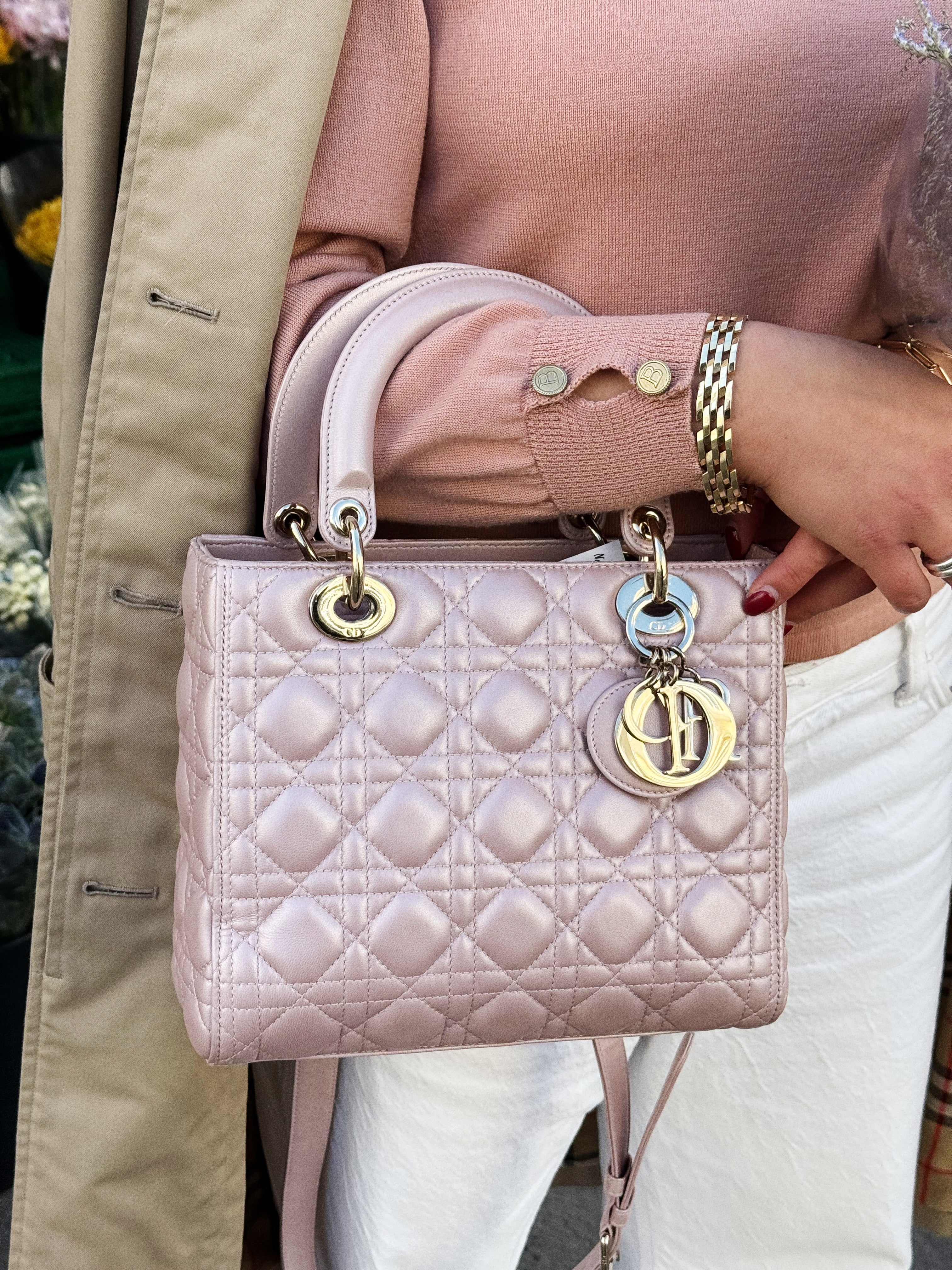 Busnel Dusty Pink Merino Wool Sweater