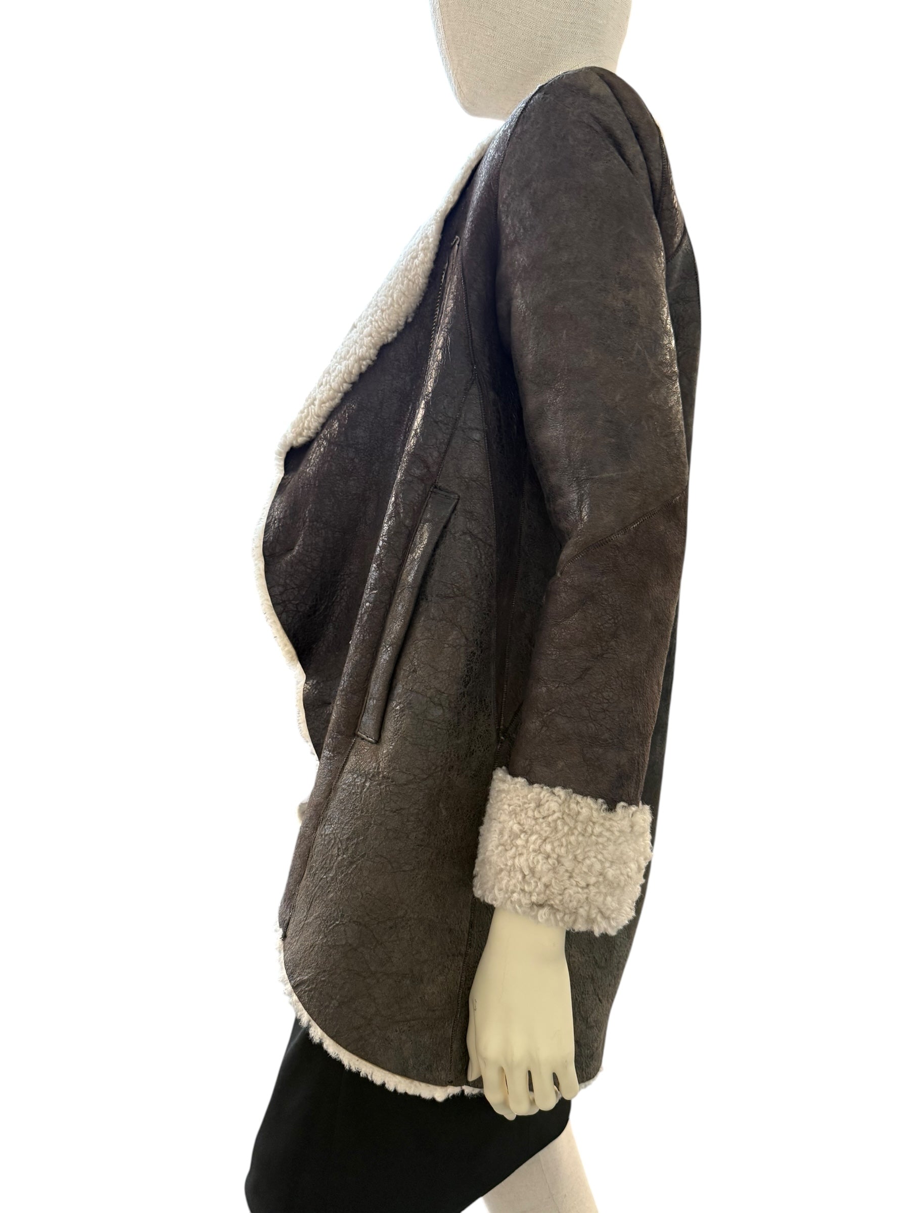 Helmut Lang Shearling Jacket - EU 36