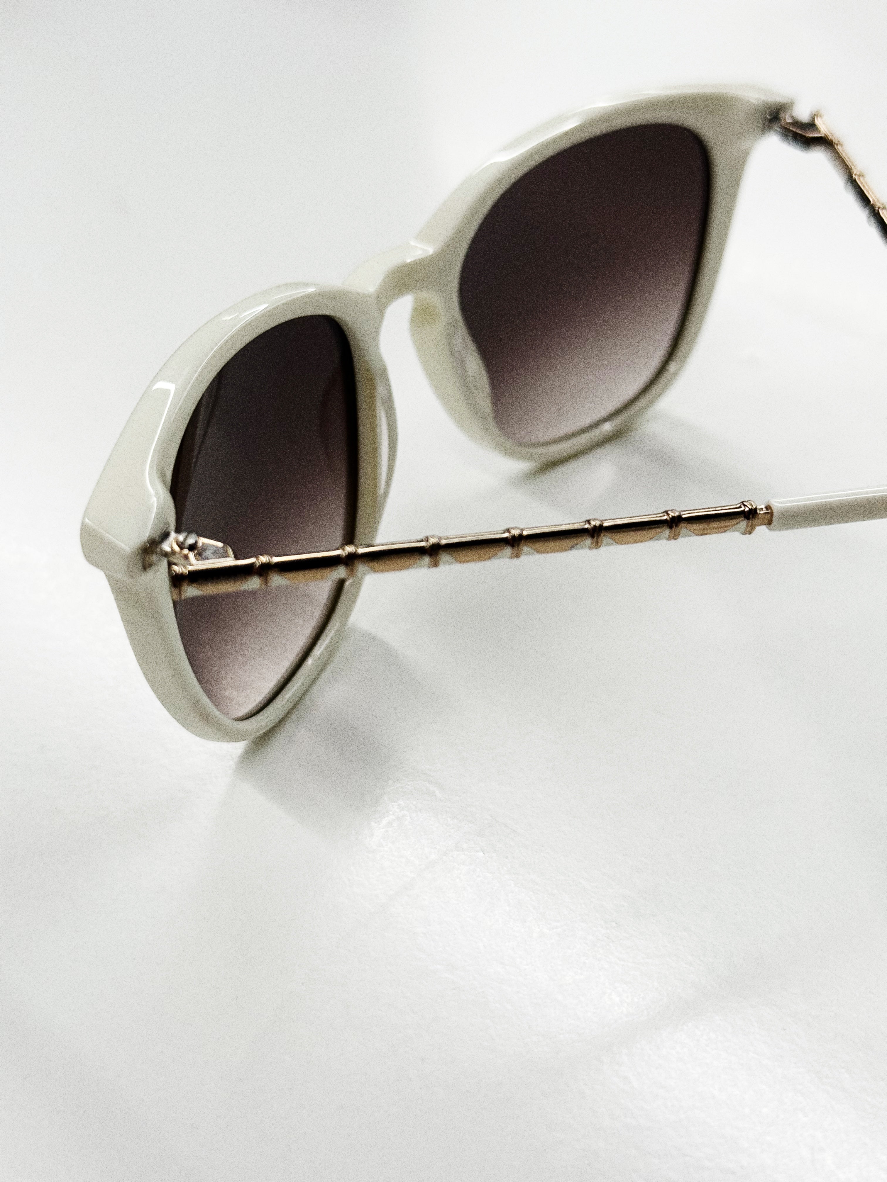Balmain White Sunglasses
