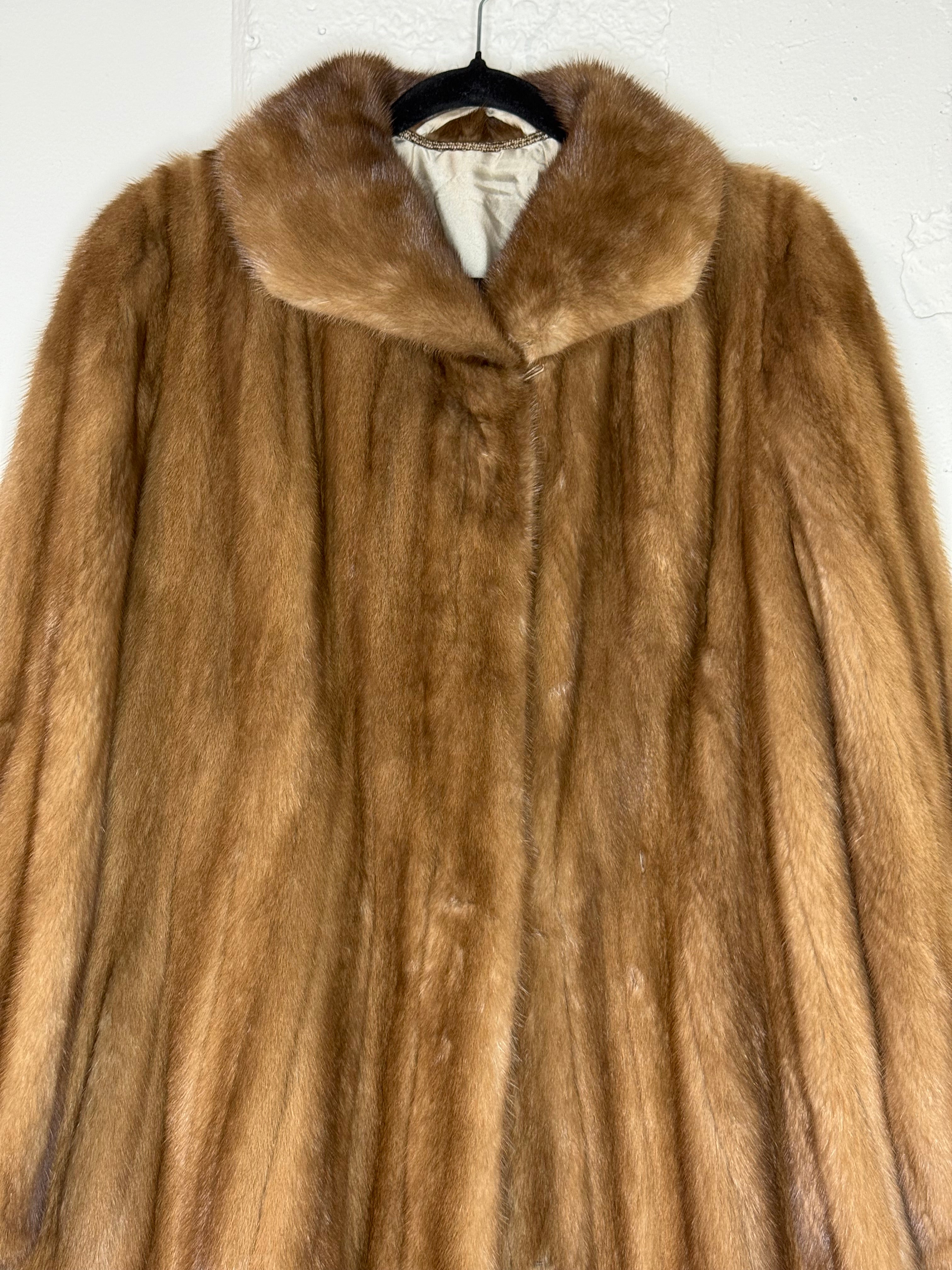 Vintage Saga Mink Full-Length Coat by Henry Phillip Thoresen Oslo