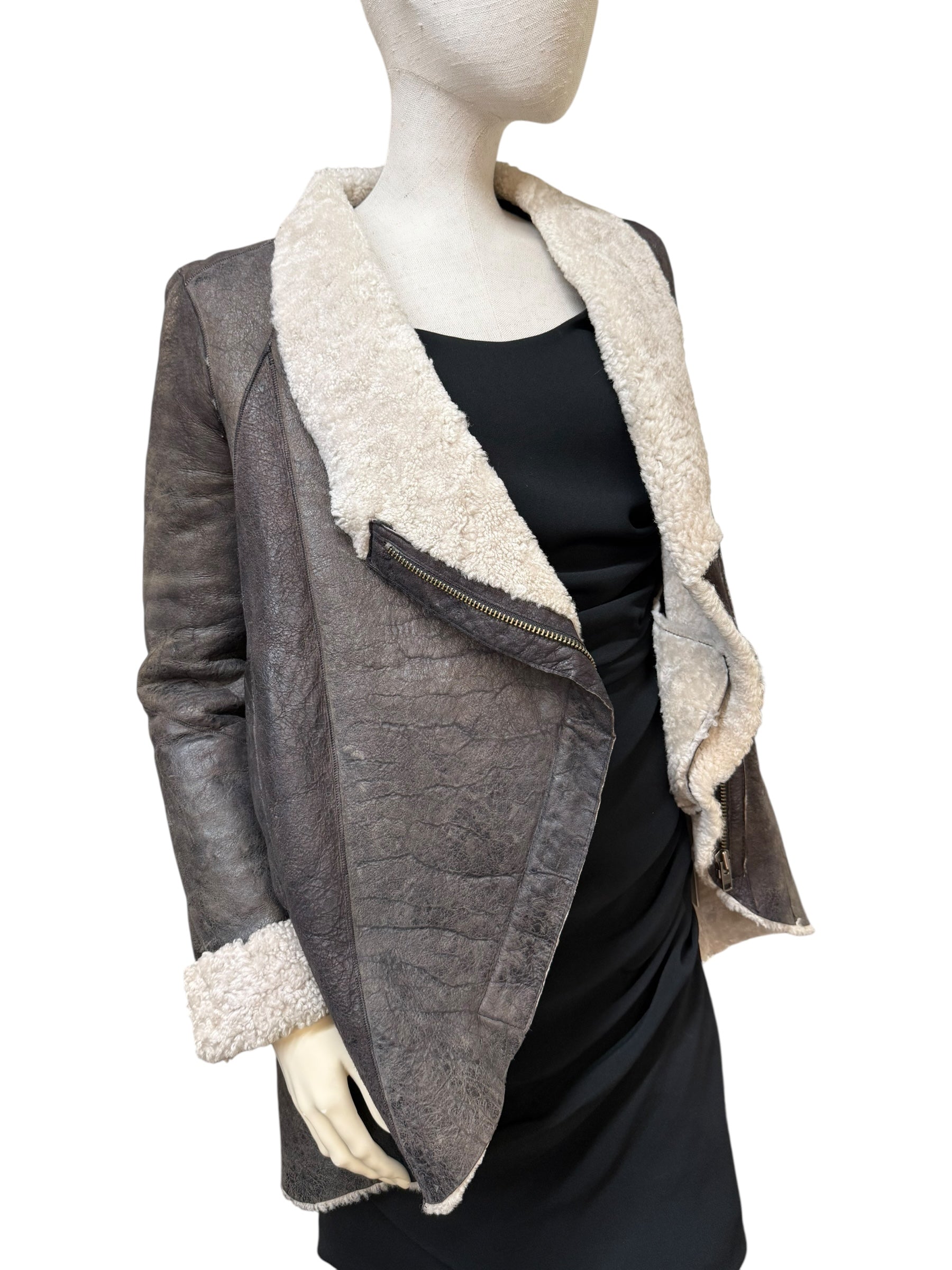 Helmut Lang Shearling Jacket - EU 36