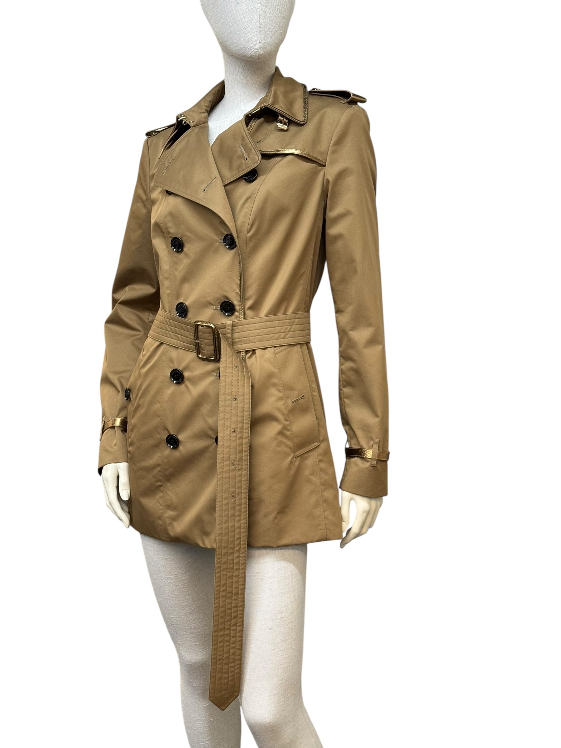 BURBERRY PRORSUM London Short Trench Coat - EU 40