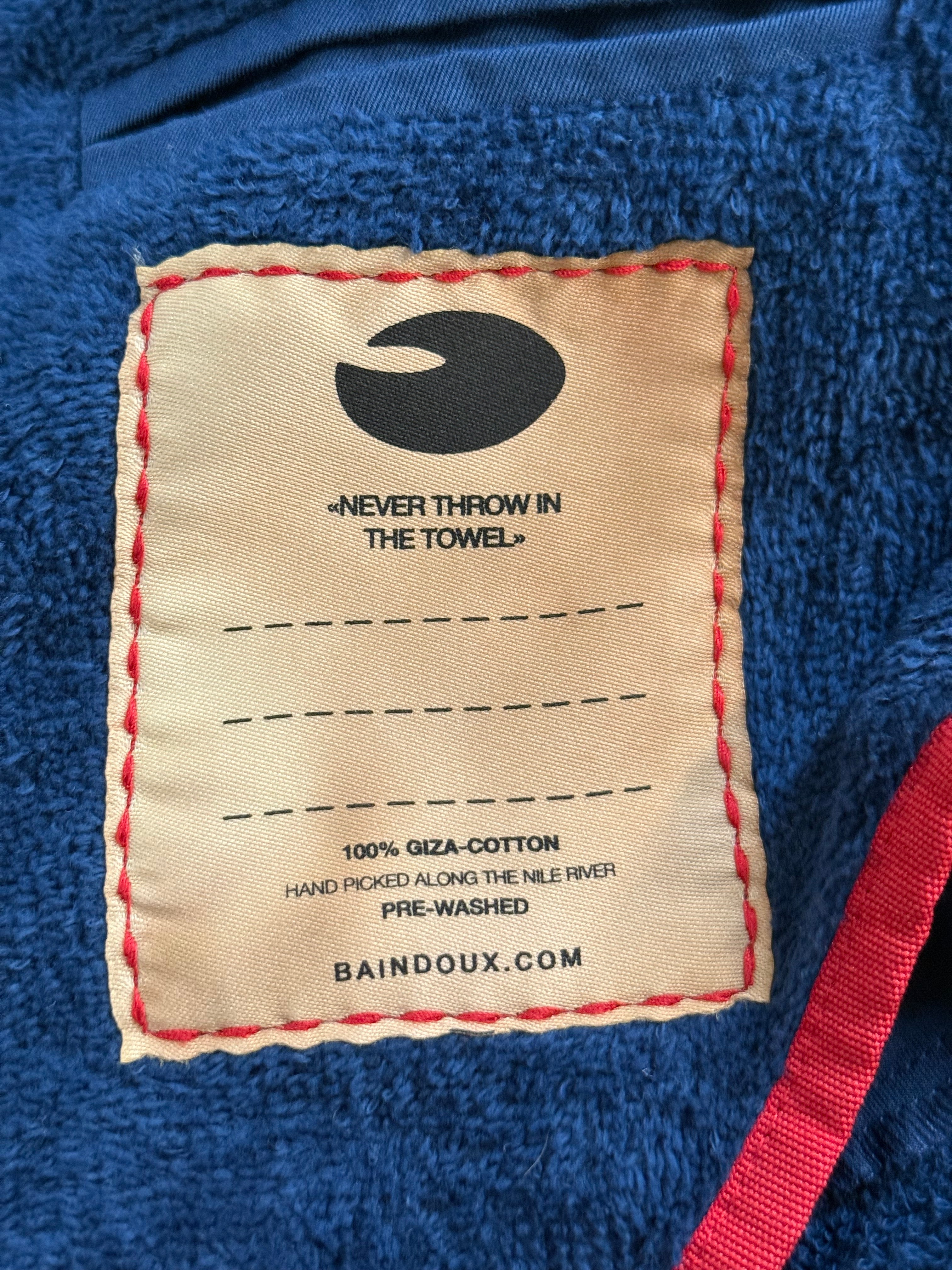 BainDoux Navy Towel Blazer Jacket