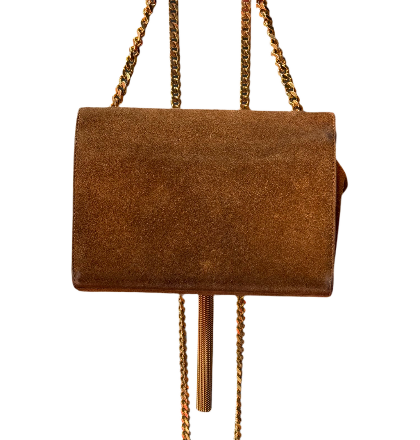 Saint Laurent Kate Tassel Small Bag in Suede