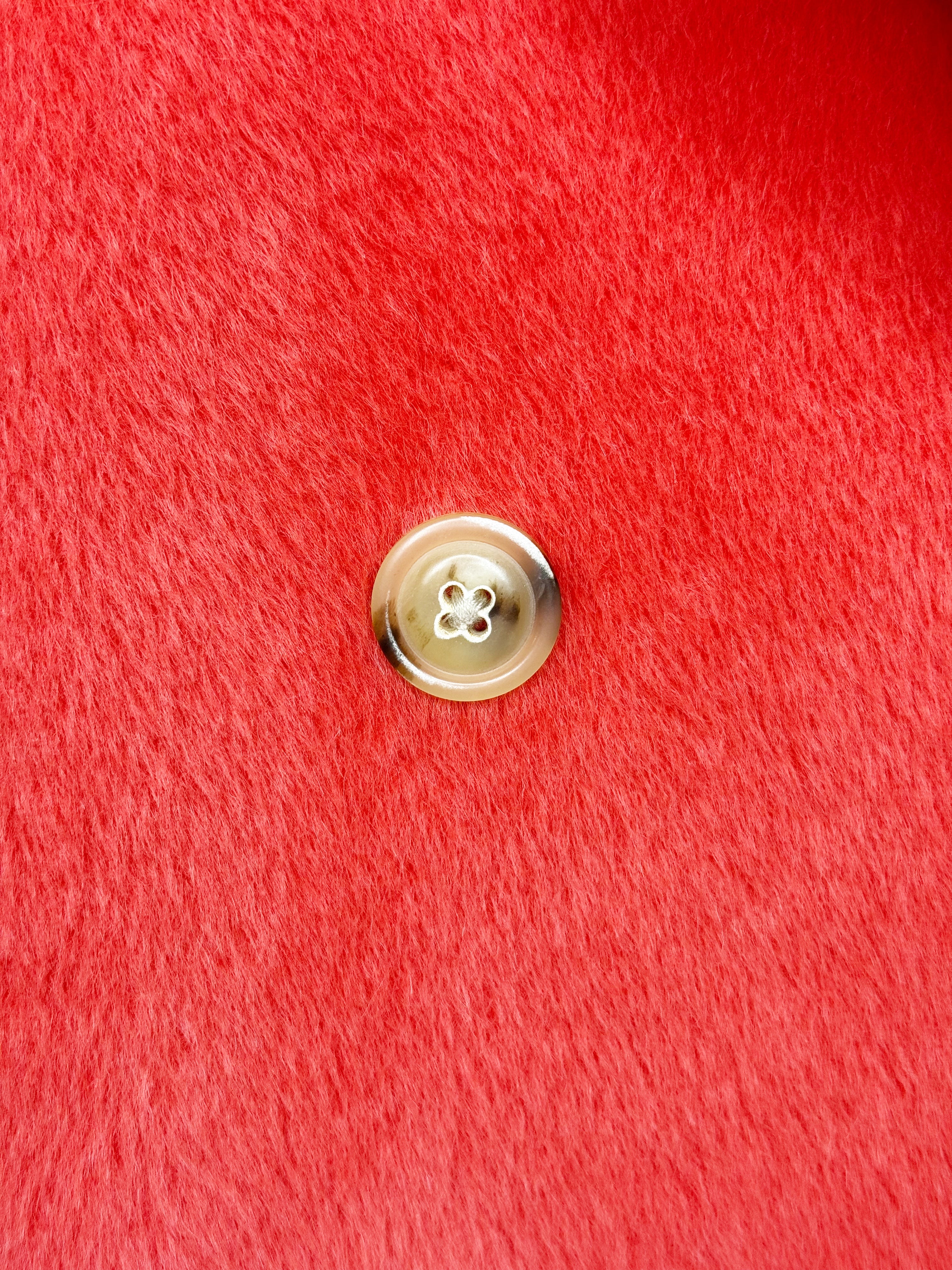 Caroll Double-Breasted Coral Coat