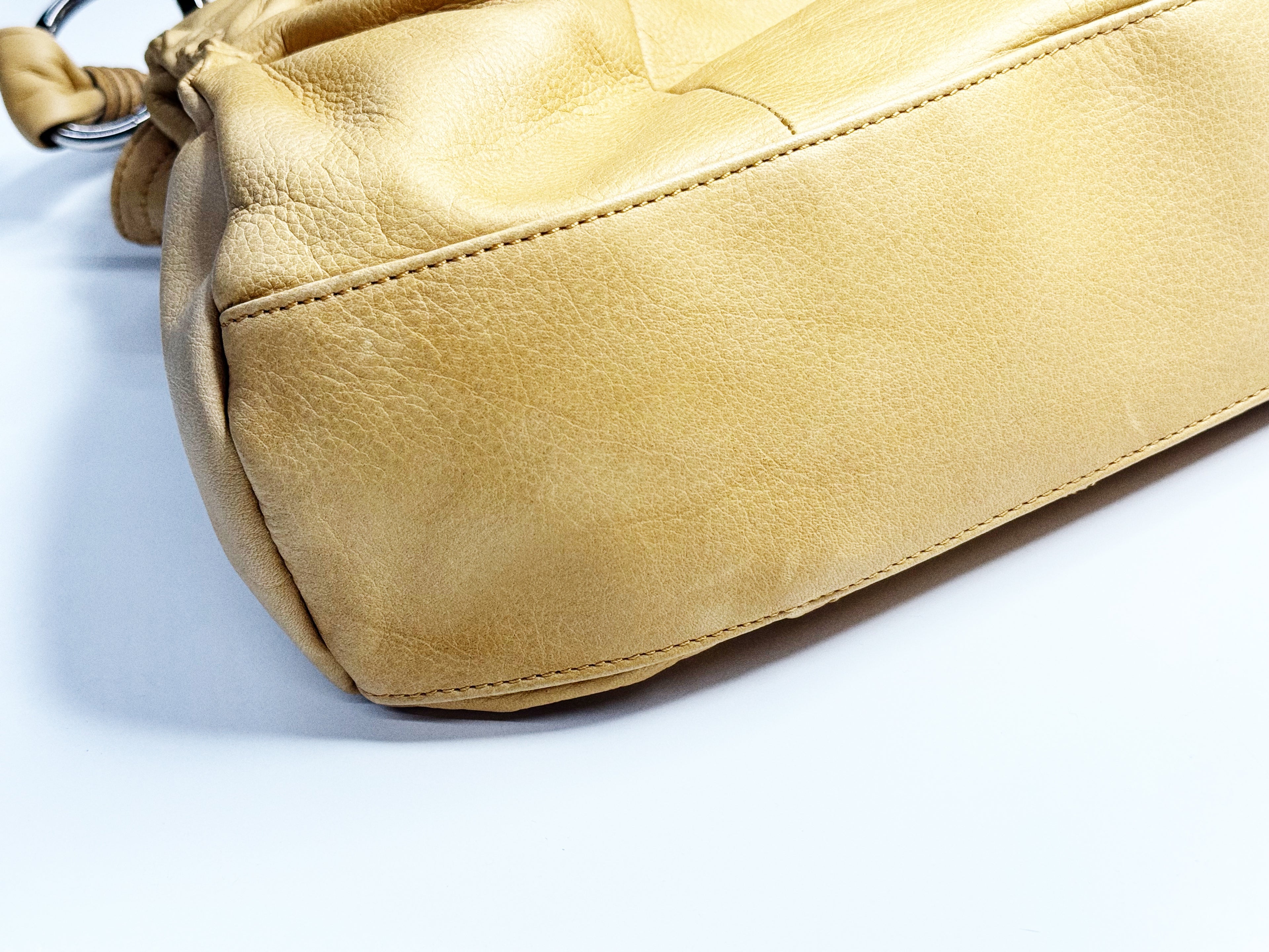 Makowsky Gathered Leather Shoulder Bag