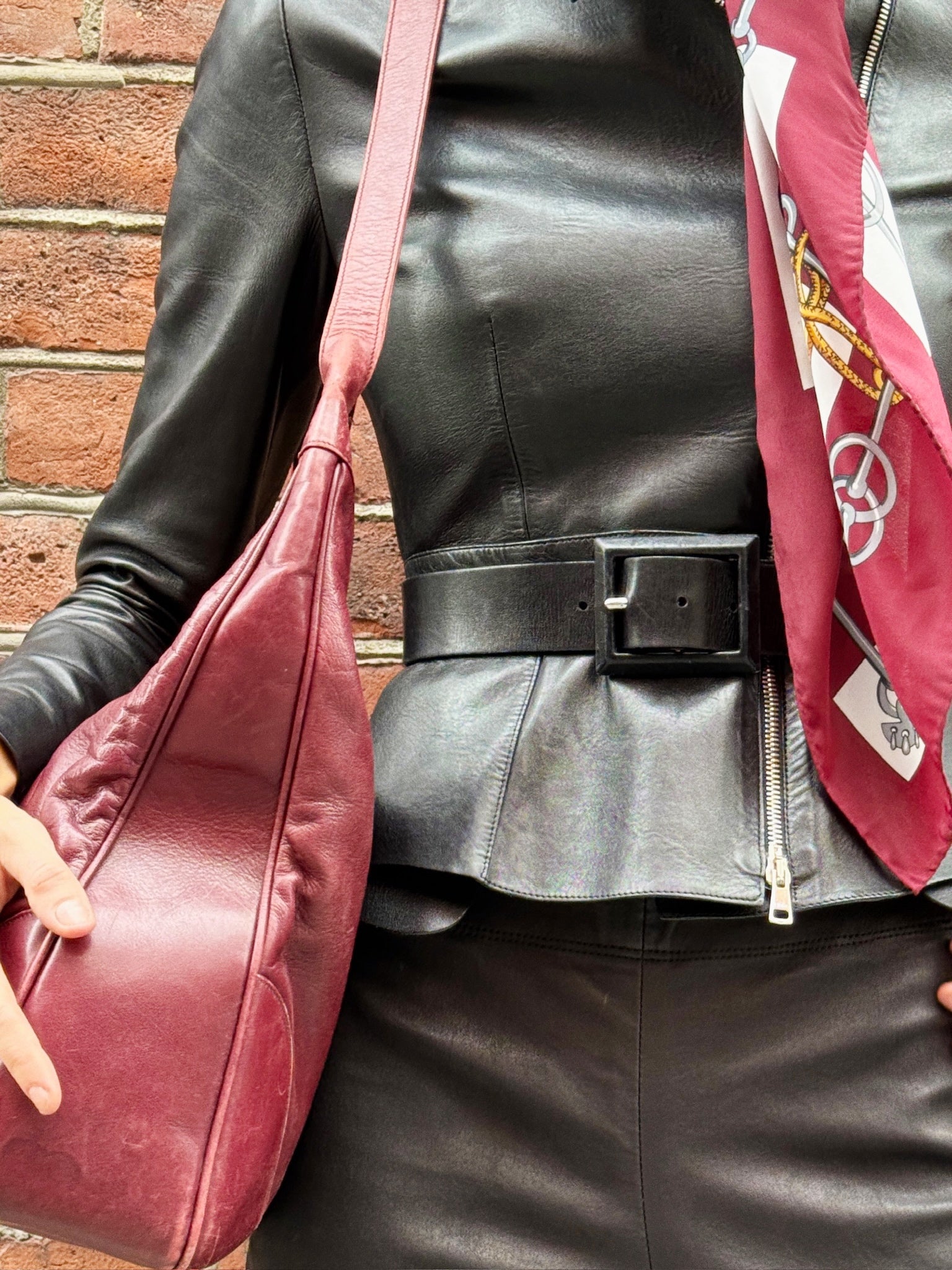 GUCCI Black Leather Jacket – Made in Italy