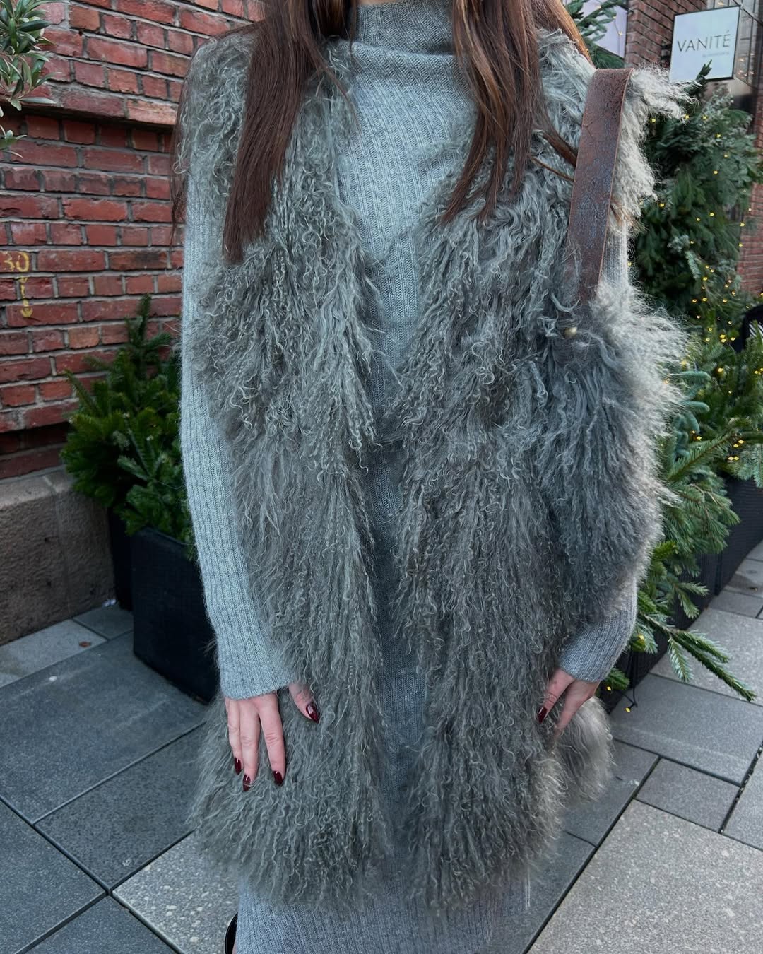 Henriette Steffensen Copenhagen Mongolian Lamb Fur Vest