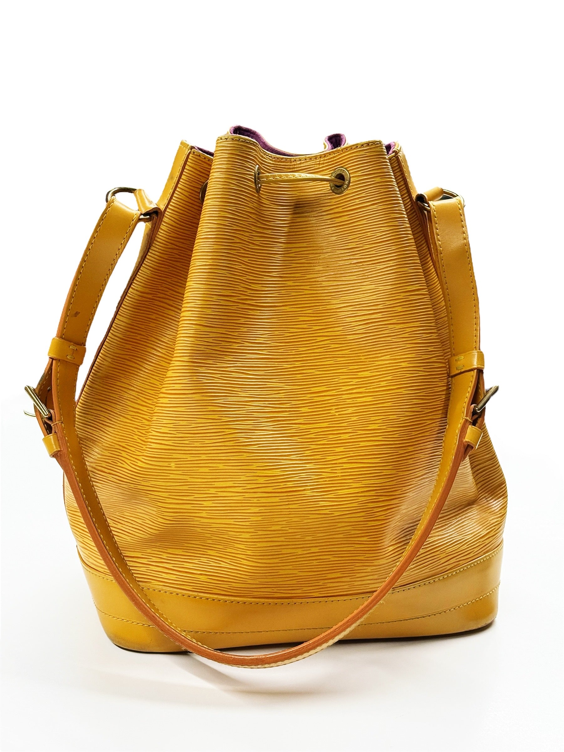 Louis Vuitton Noé Epi Leather Bucket Bag