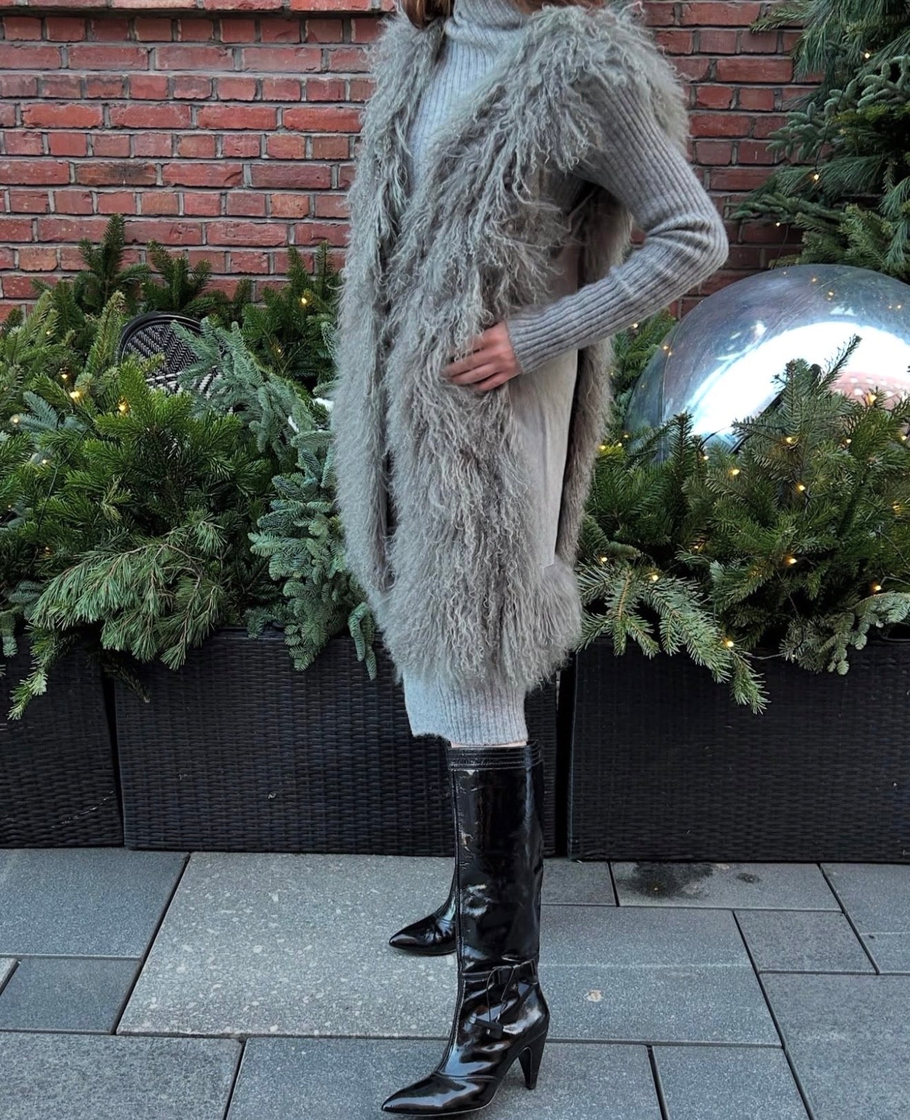 Henriette Steffensen Copenhagen Mongolian Lamb Fur Vest