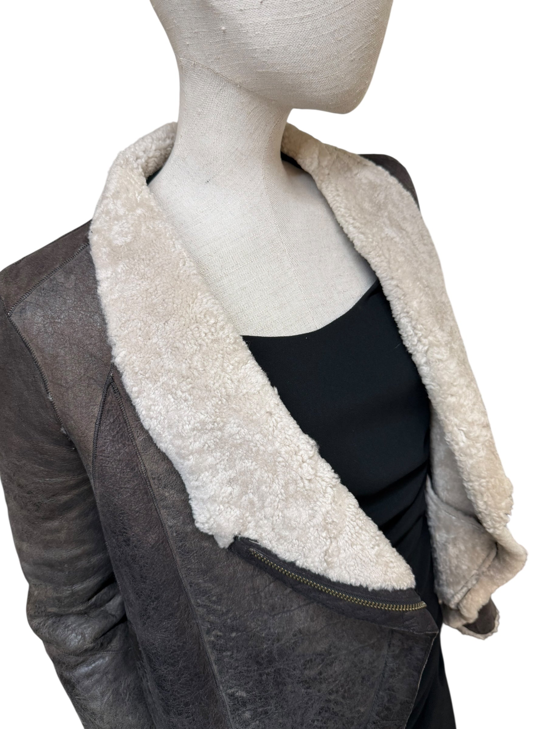 Helmut Lang Shearling Jacket - EU 36