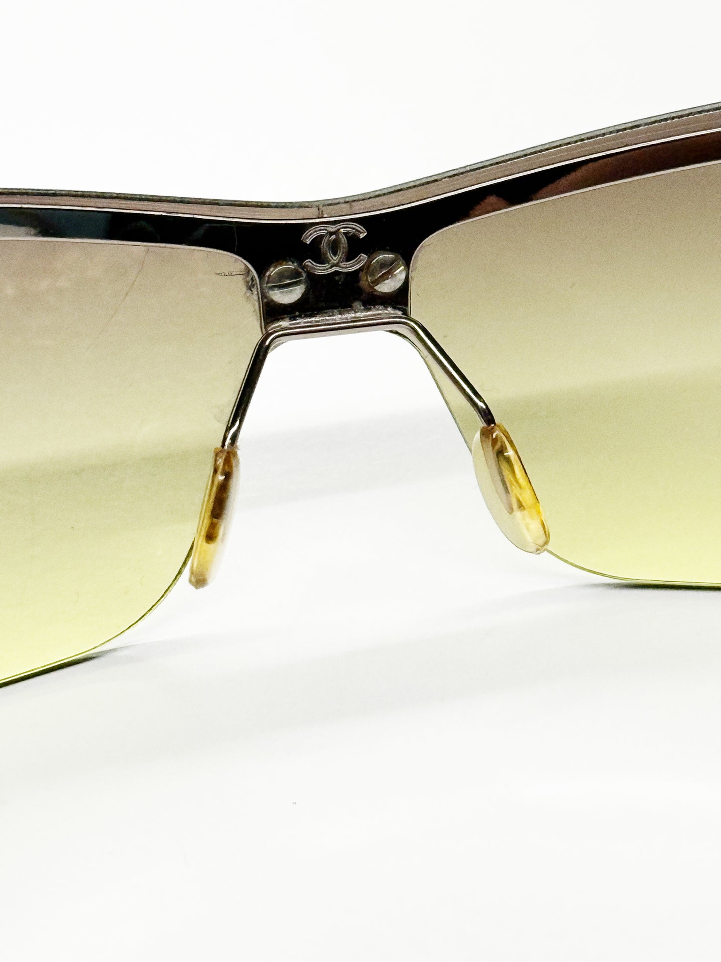 Vintage Chanel Gradient Shield Sunglasses