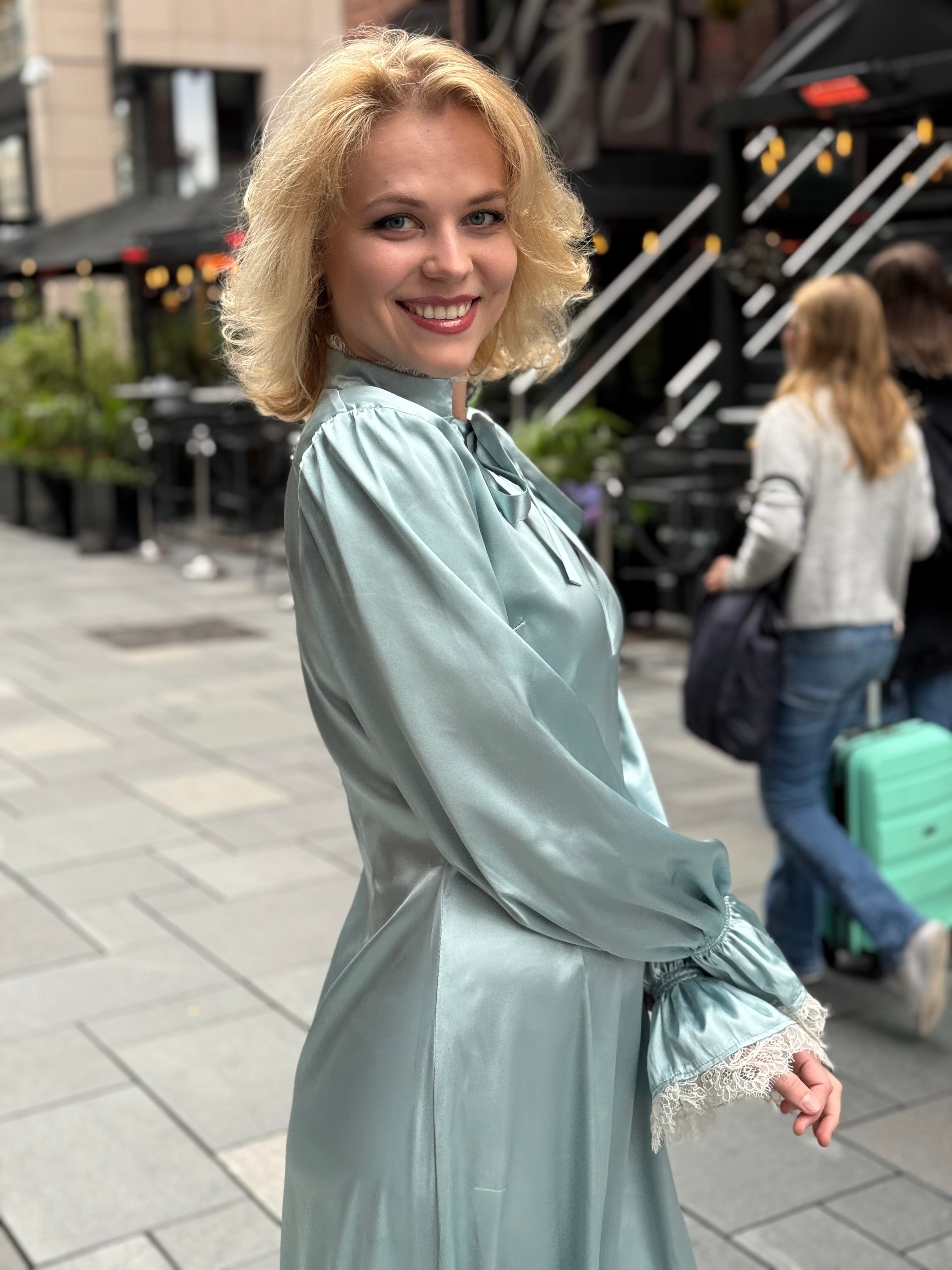 Atelier Runmarker Turquoise Dress