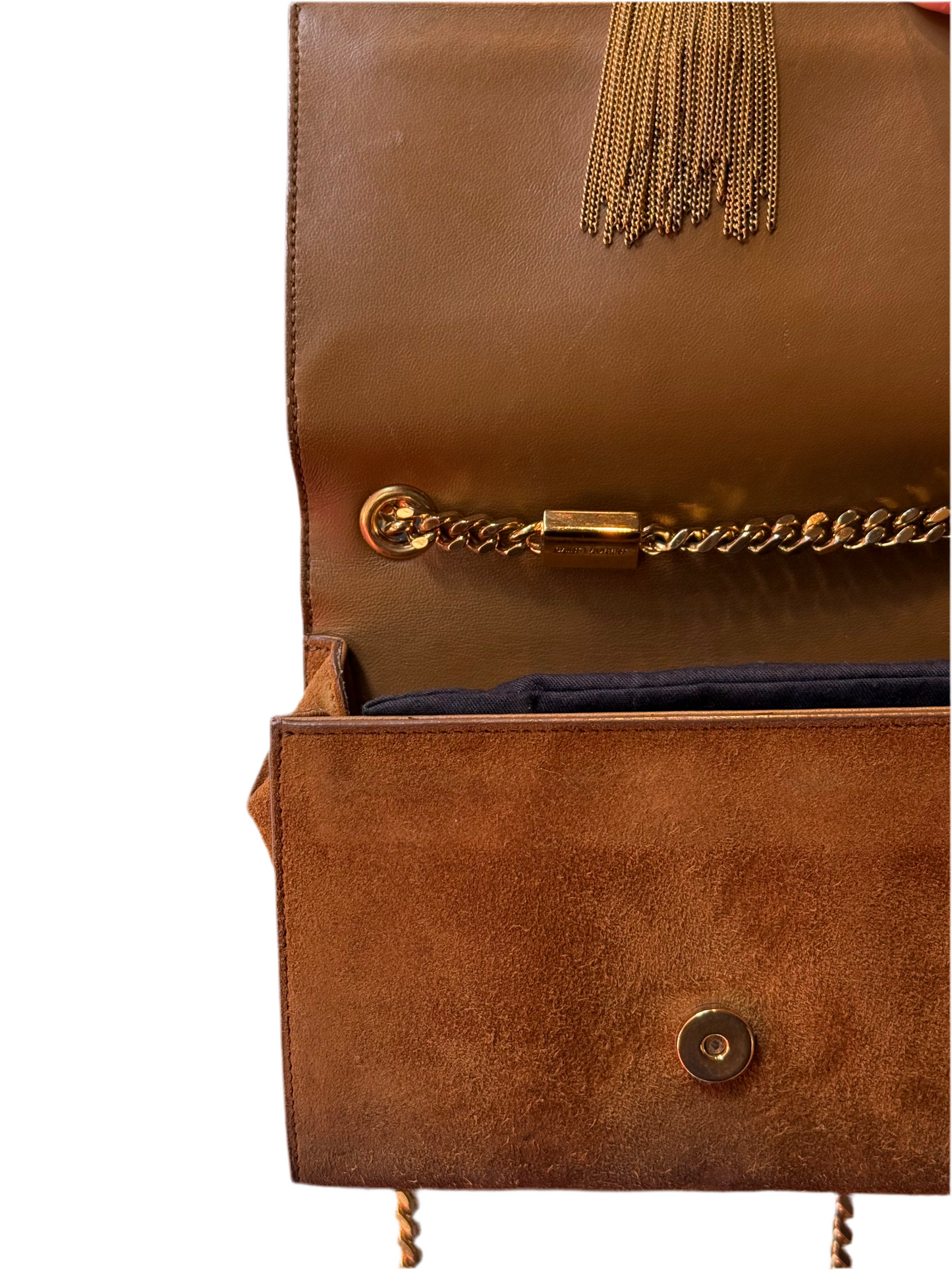 Saint Laurent Kate Tassel Small Bag in Suede