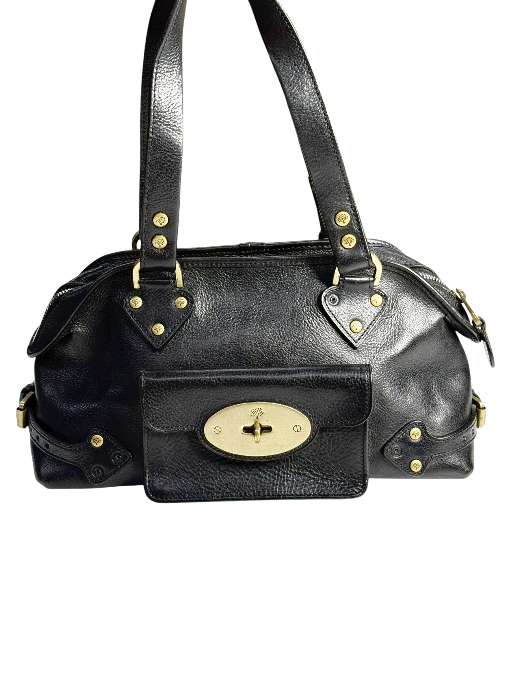 MULBERRY Mabel Black Leather Bag