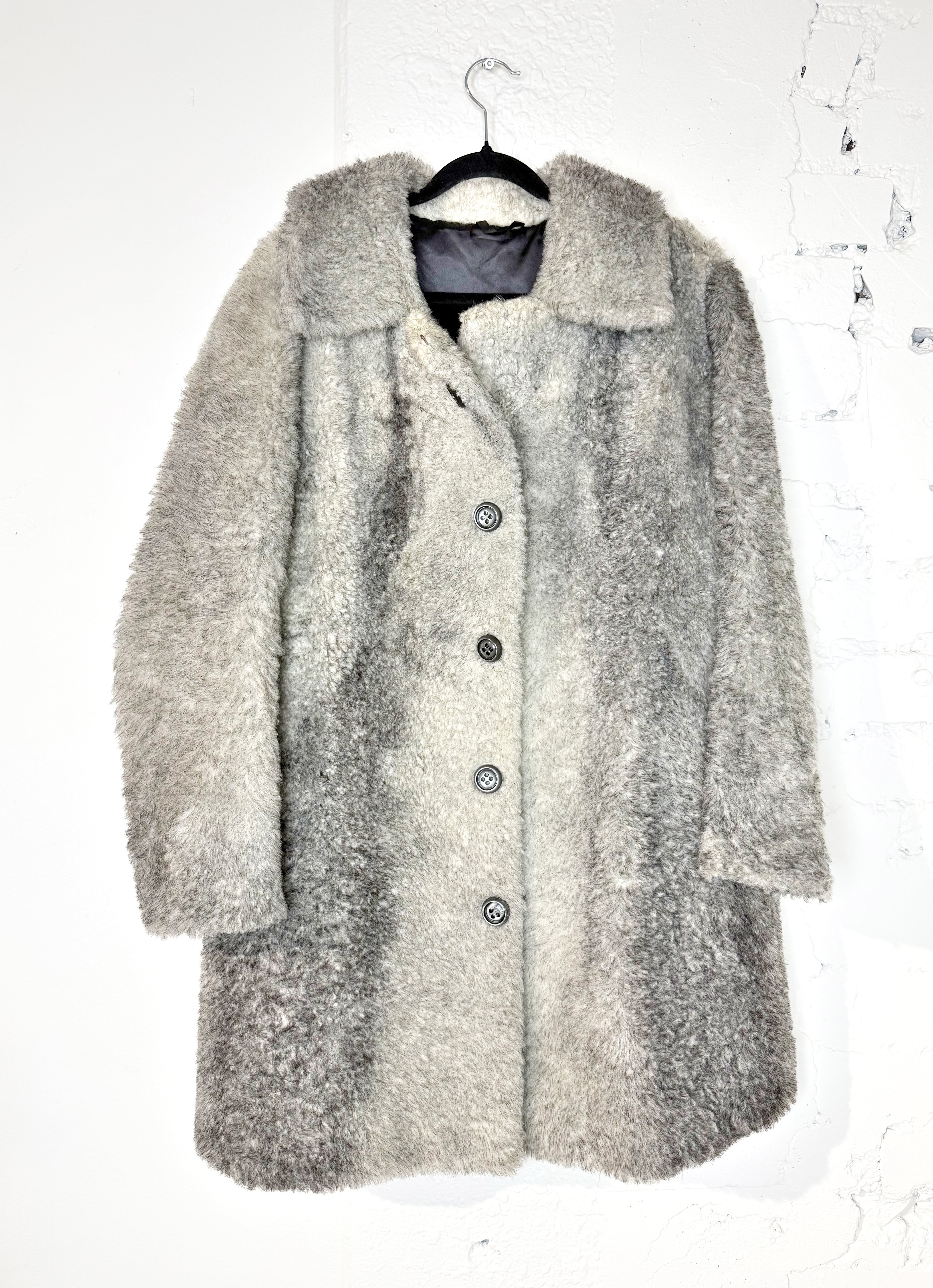 Vintage Wigens Icelandic Lamb Fur Coat