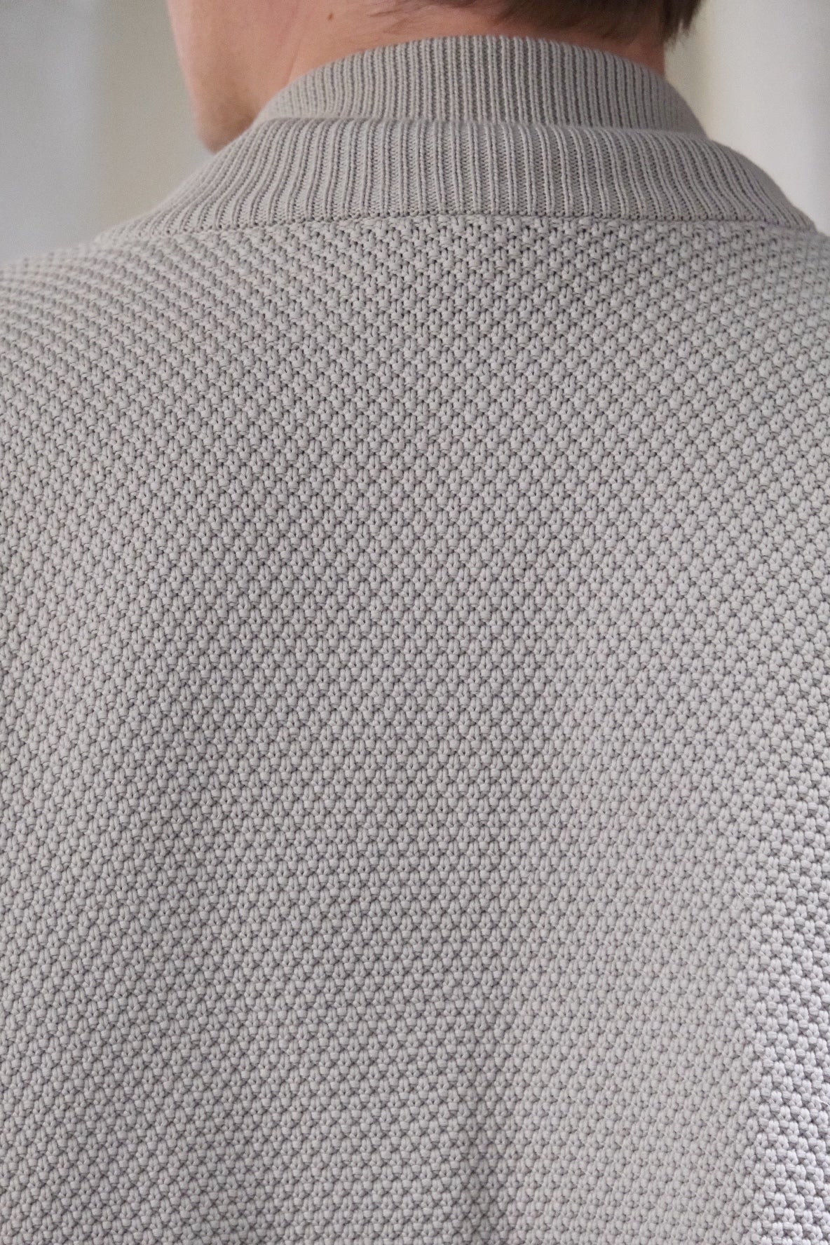 MONCLER Beige Down-Knit Hybrid Jacket - L