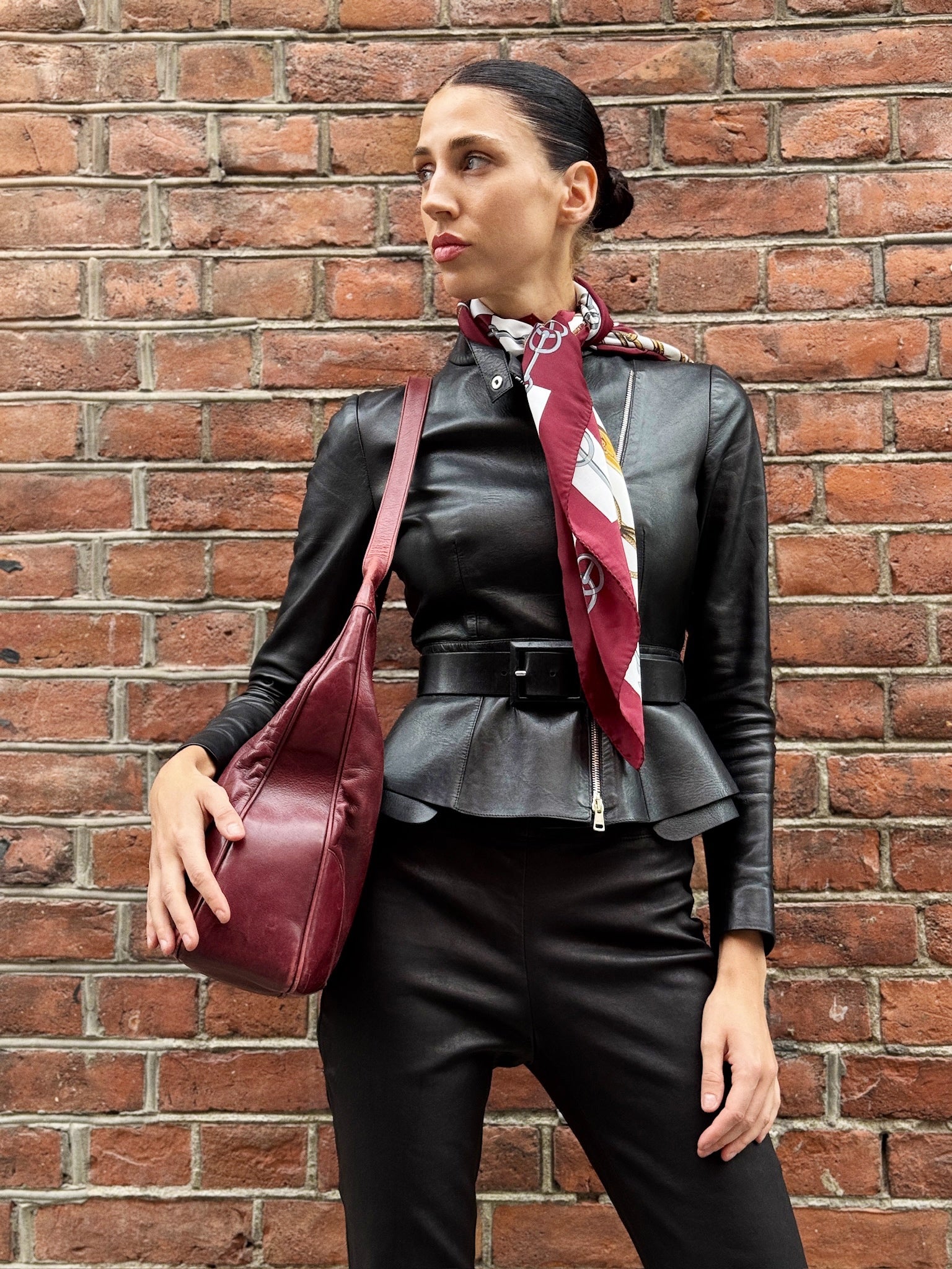 GUCCI Black Leather Jacket – Made in Italy