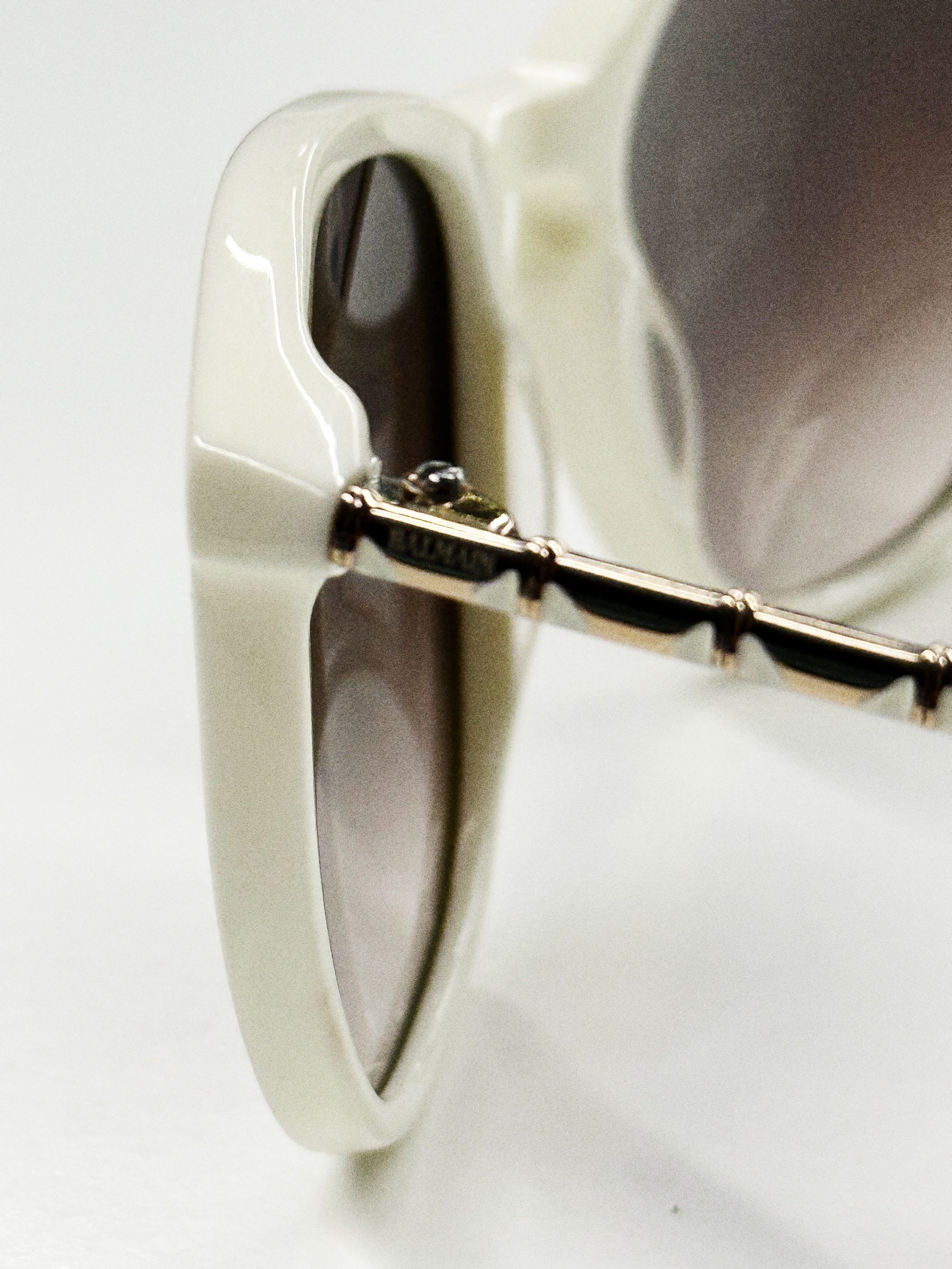 Balmain White Sunglasses