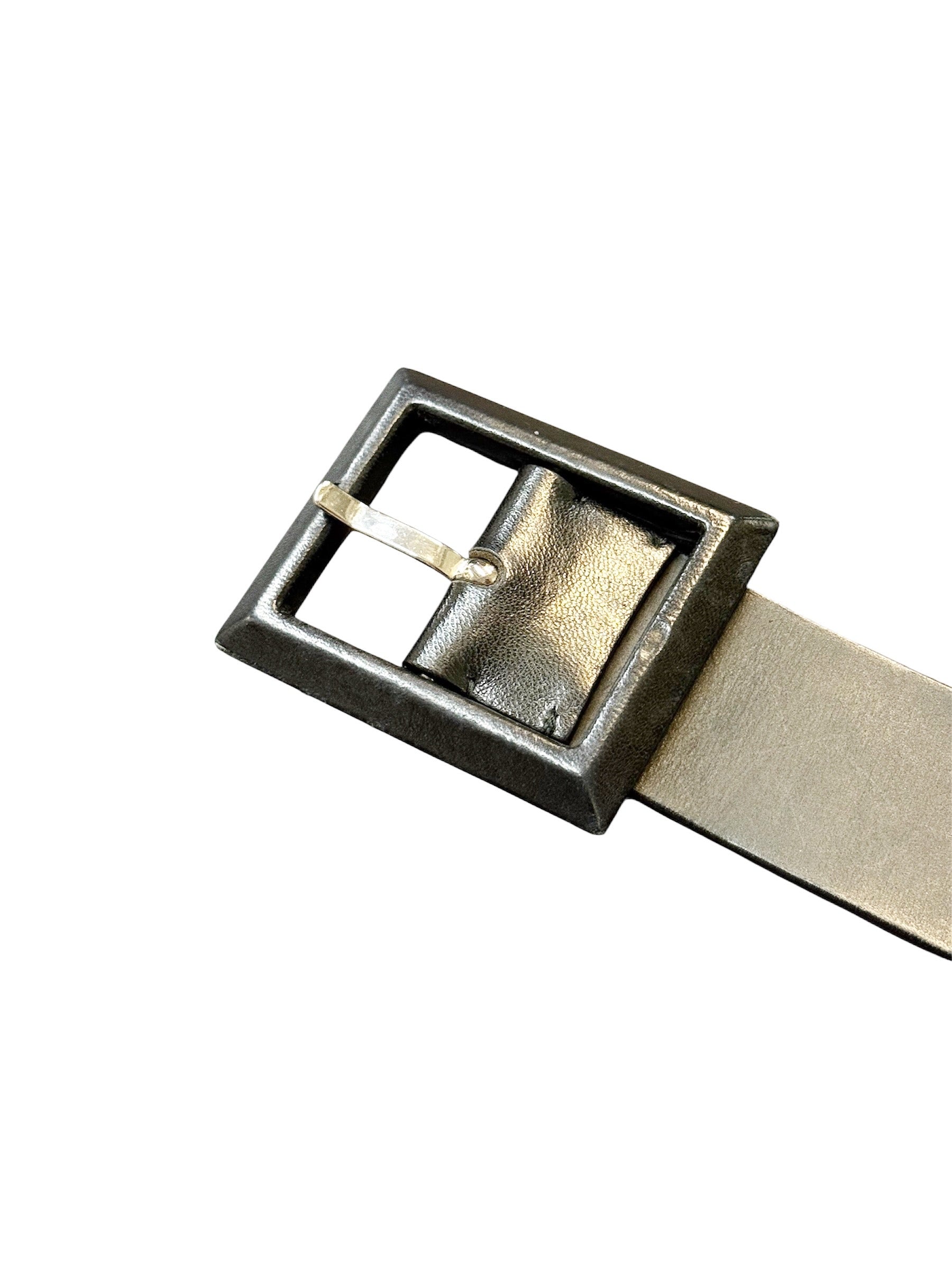 Gucci Wide Black Leather Waist Belt