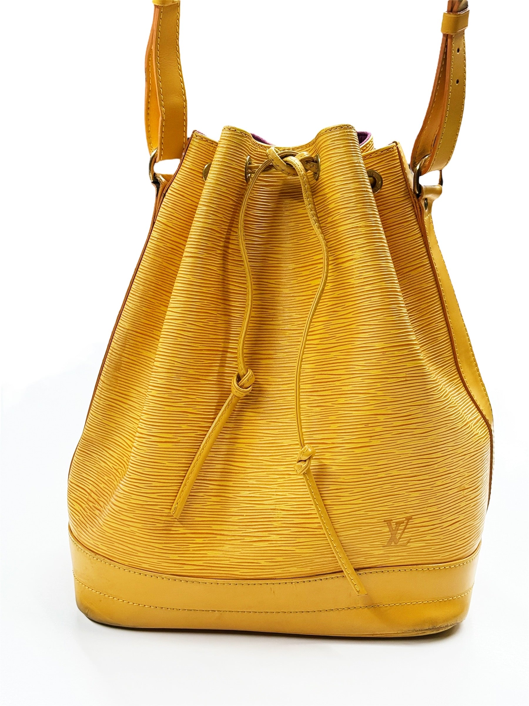 Louis Vuitton Noé Epi Leather Bucket Bag