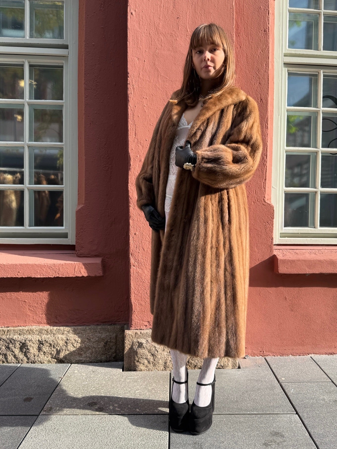 Vintage Saga Mink Full-Length Coat by Henry Phillip Thoresen Oslo