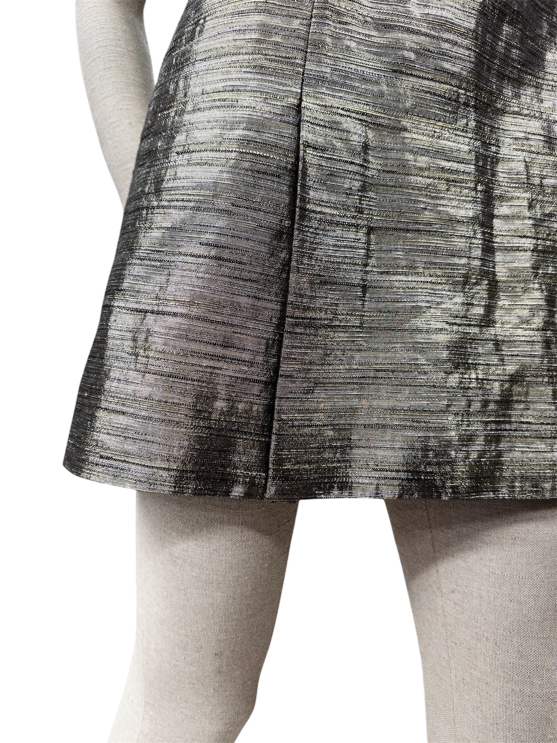 Alexander McQueen Metallic Mini Dress