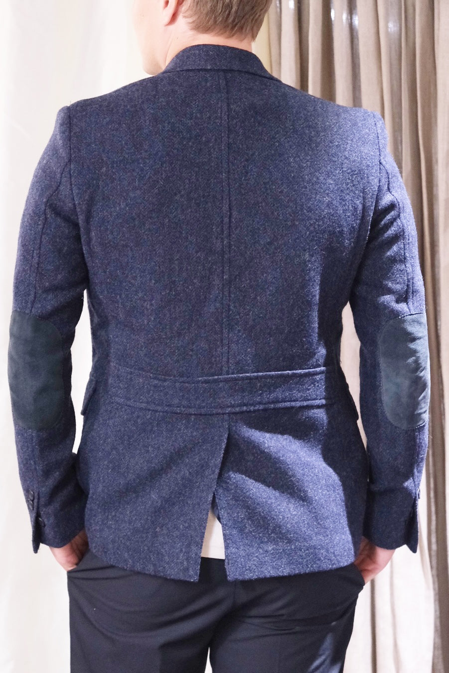 JOHN ASHFIELD Harris Tweed Wool Blazer - 38