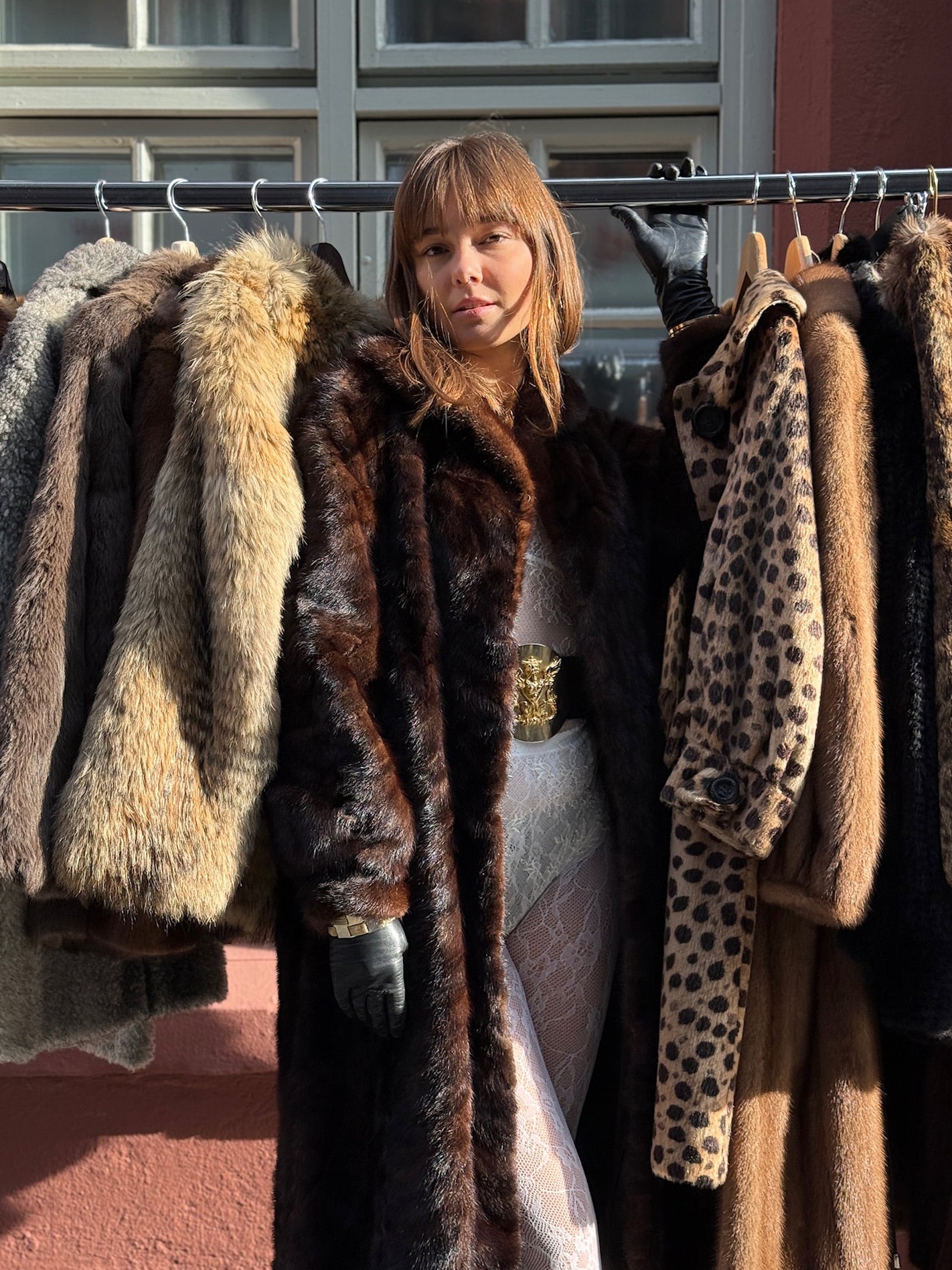 Vintage Mink Fur Coat