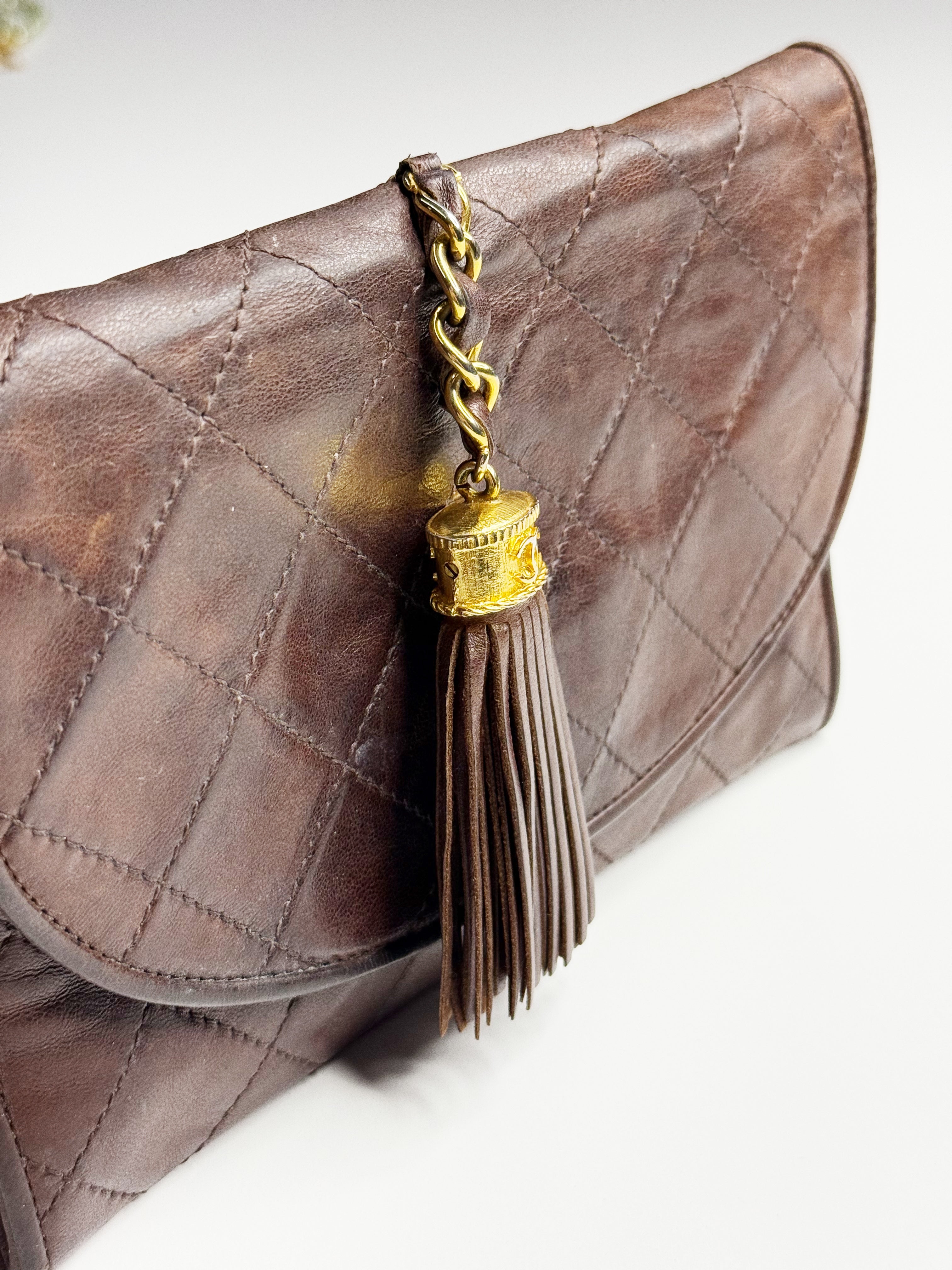 Chanel Vintage Quilted Tassel Bag