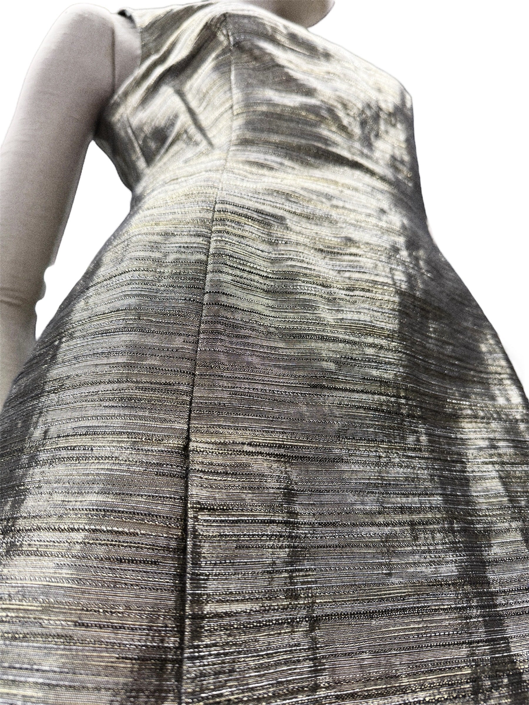 Alexander McQueen Metallic Mini Dress