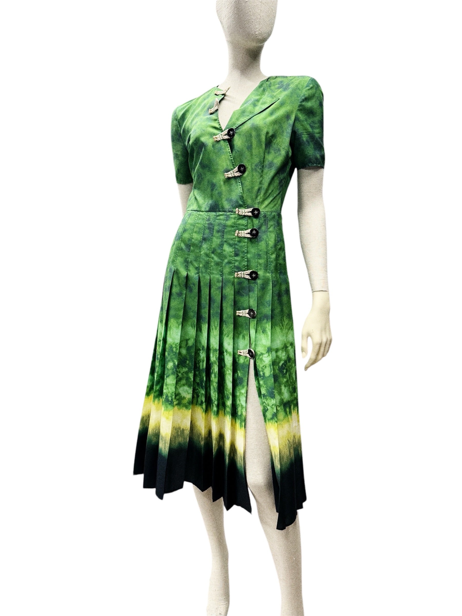 Altuzarra Draped Green Dress