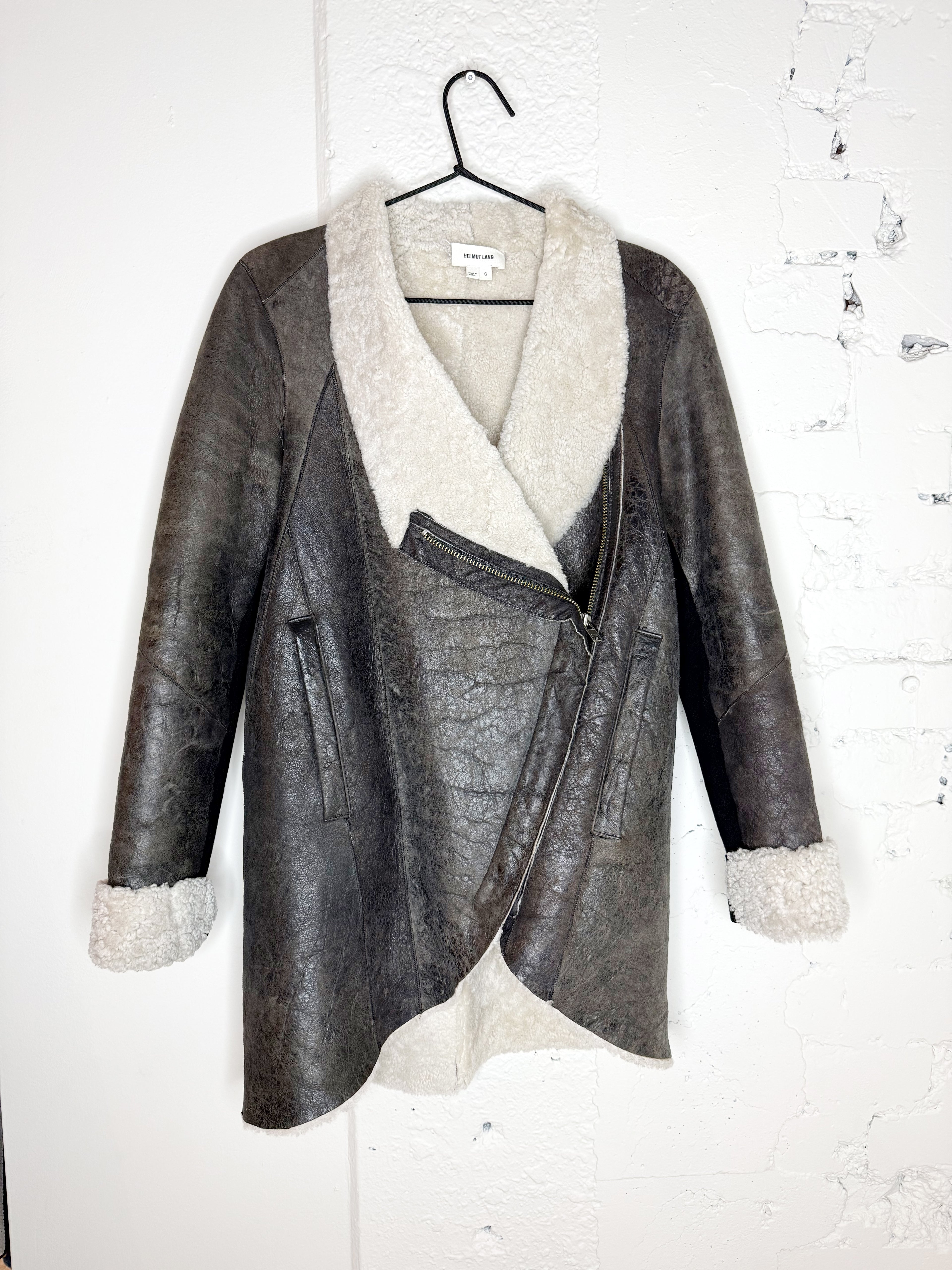 Helmut Lang Shearling Jacket - EU 36