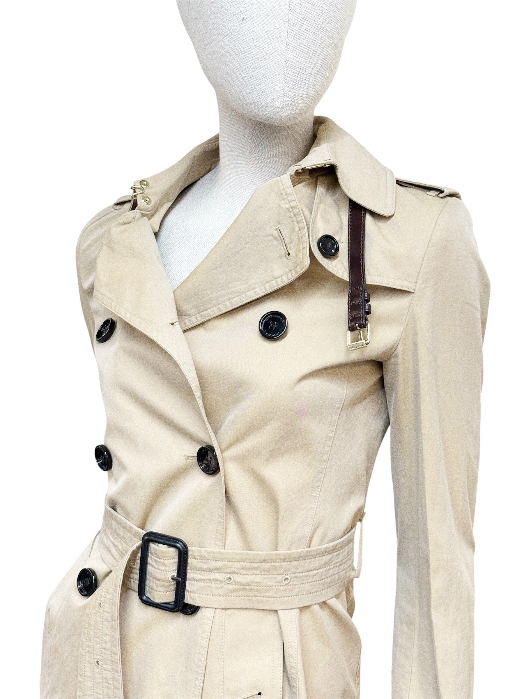 BURBERRY PRORSUM 
LONDON SHORT TRENCH COAT