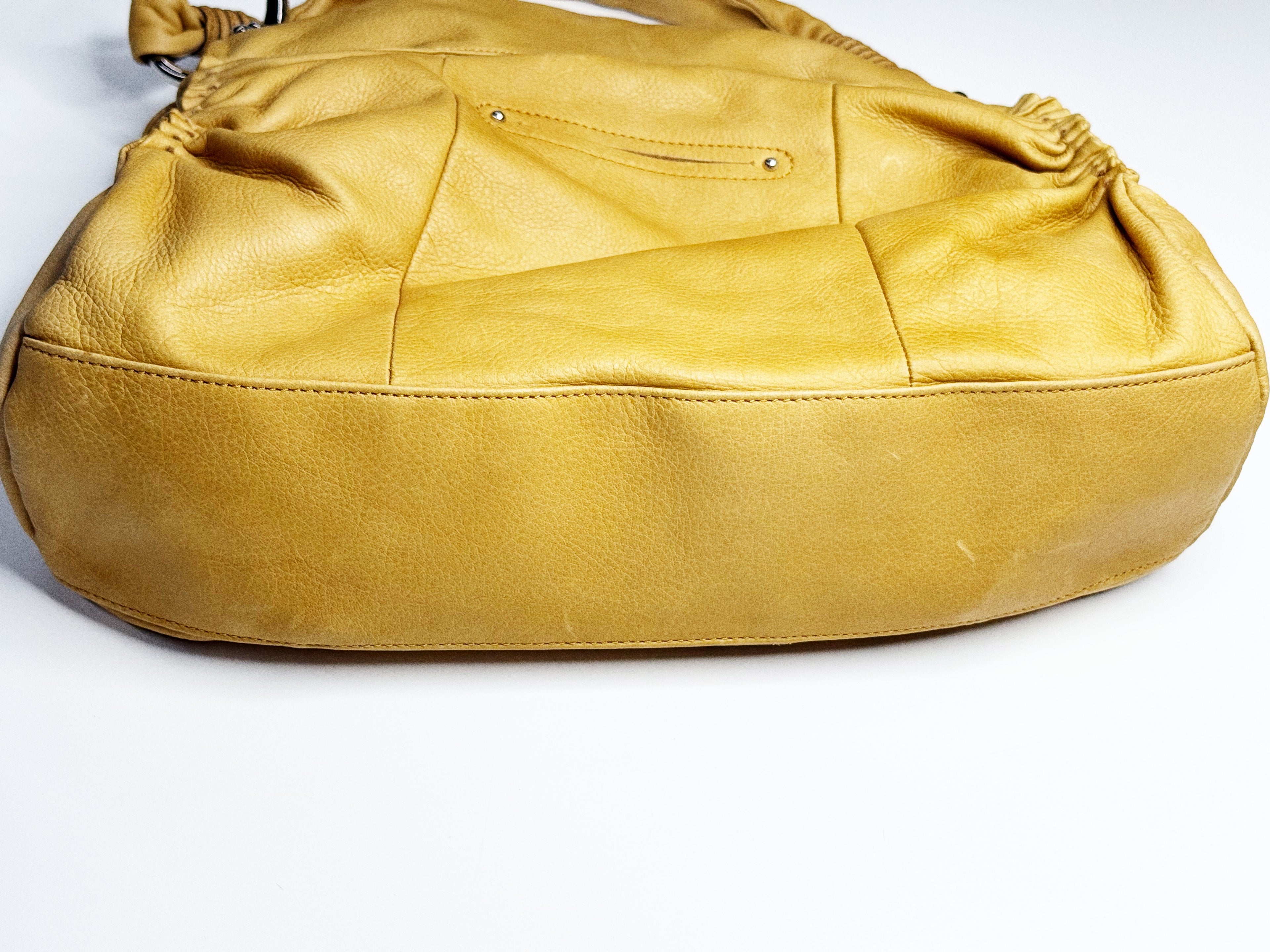Makowsky Gathered Leather Shoulder Bag
