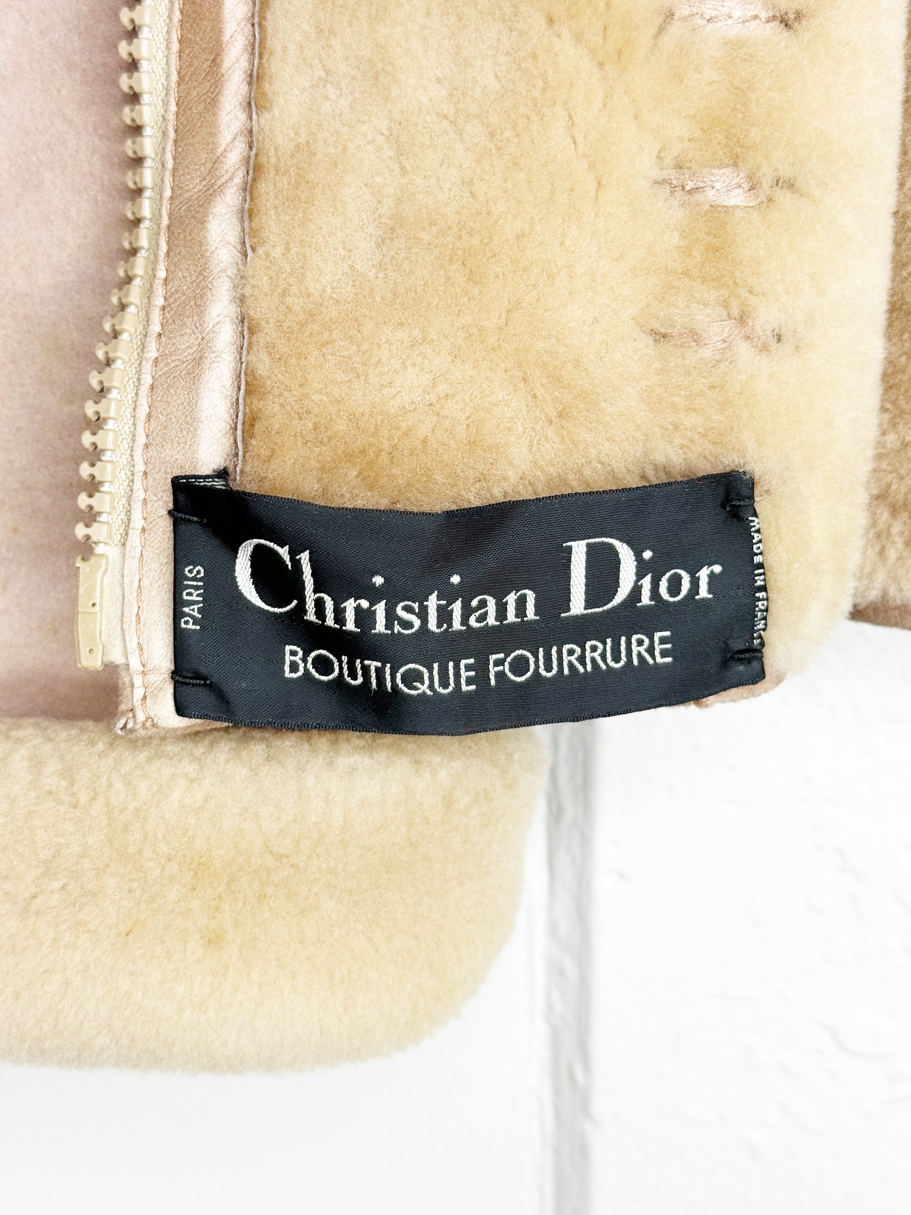 Christian Dior Boutique Fourrure Shearling Jacket - S/M