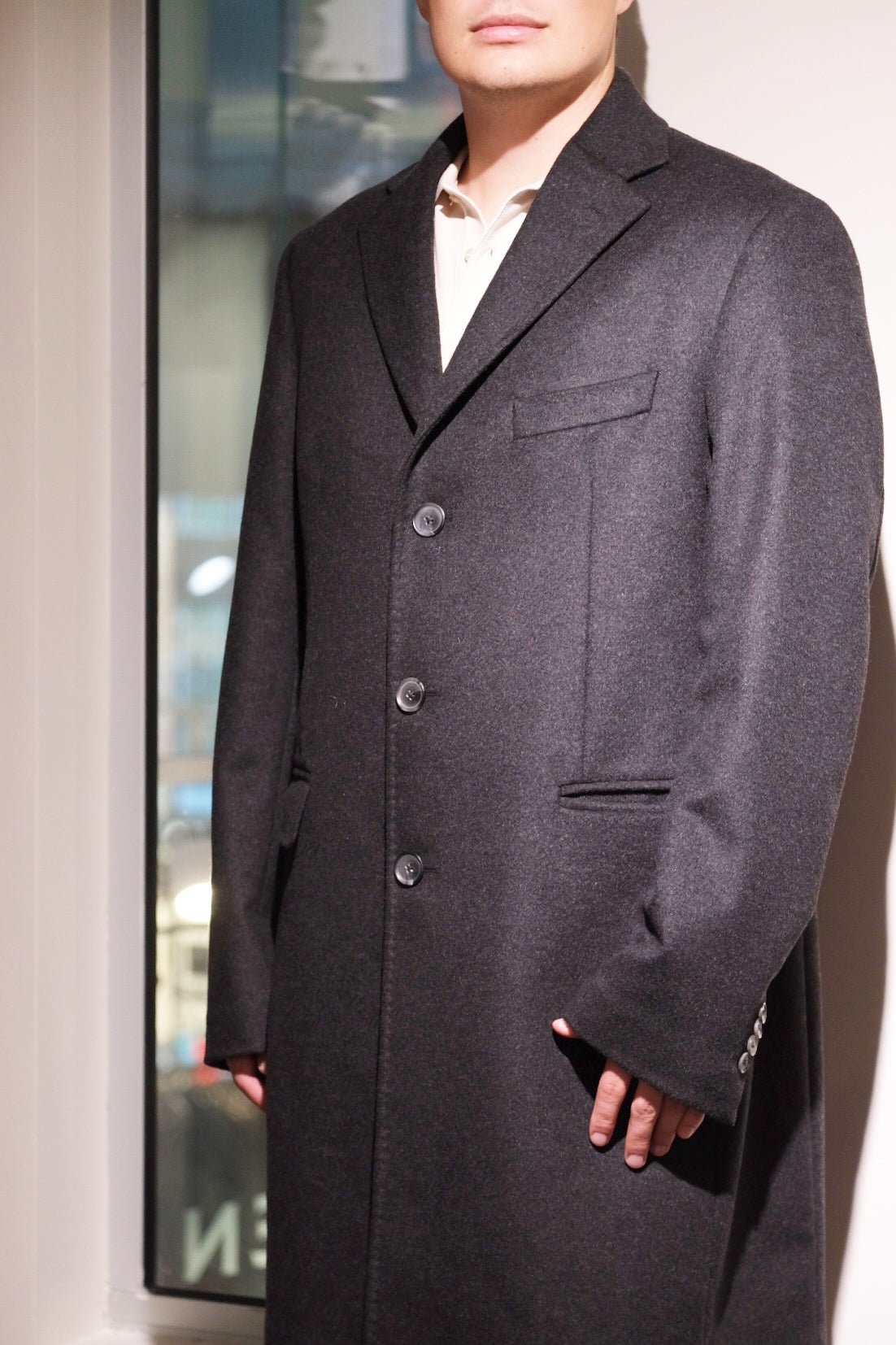 LACROSSE Wool-Cashmere Overcoat - EU 54