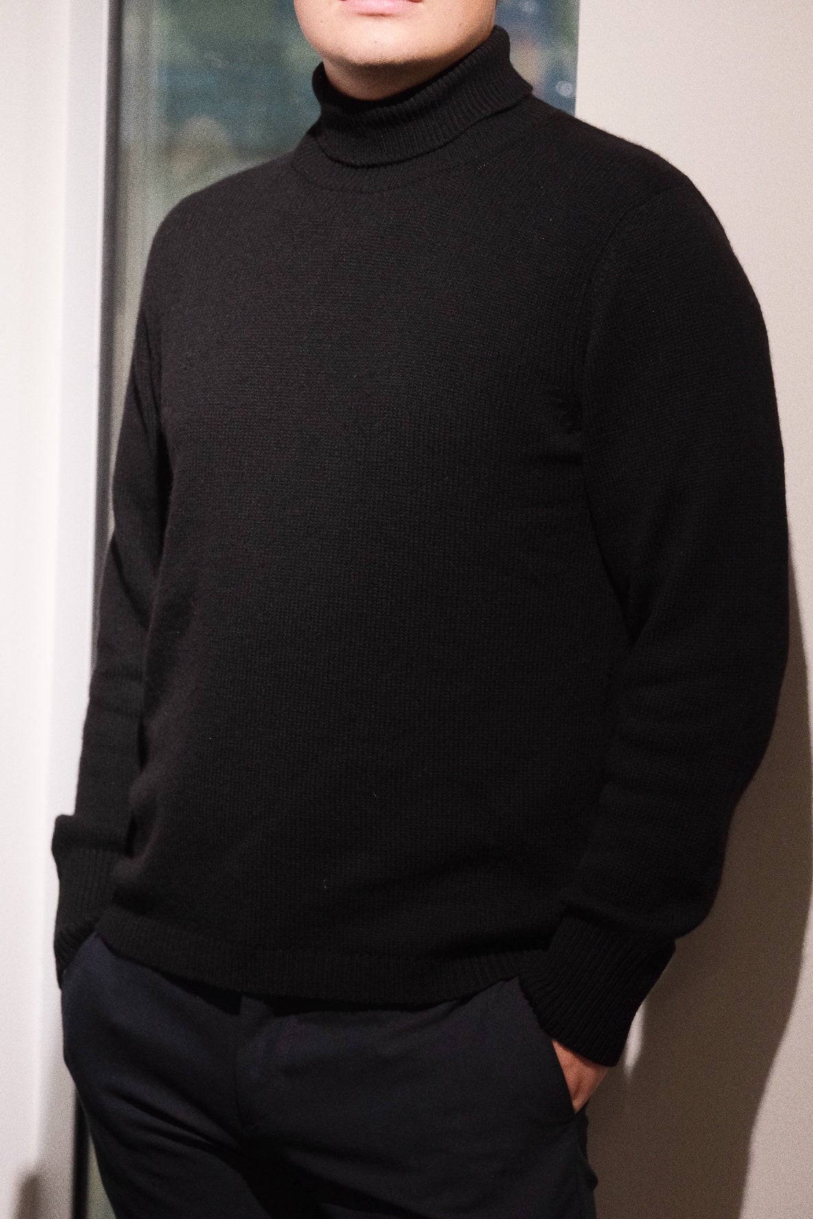 Gucci Black Cashmere Turtleneck Sweater - IT 52 (L/XL)