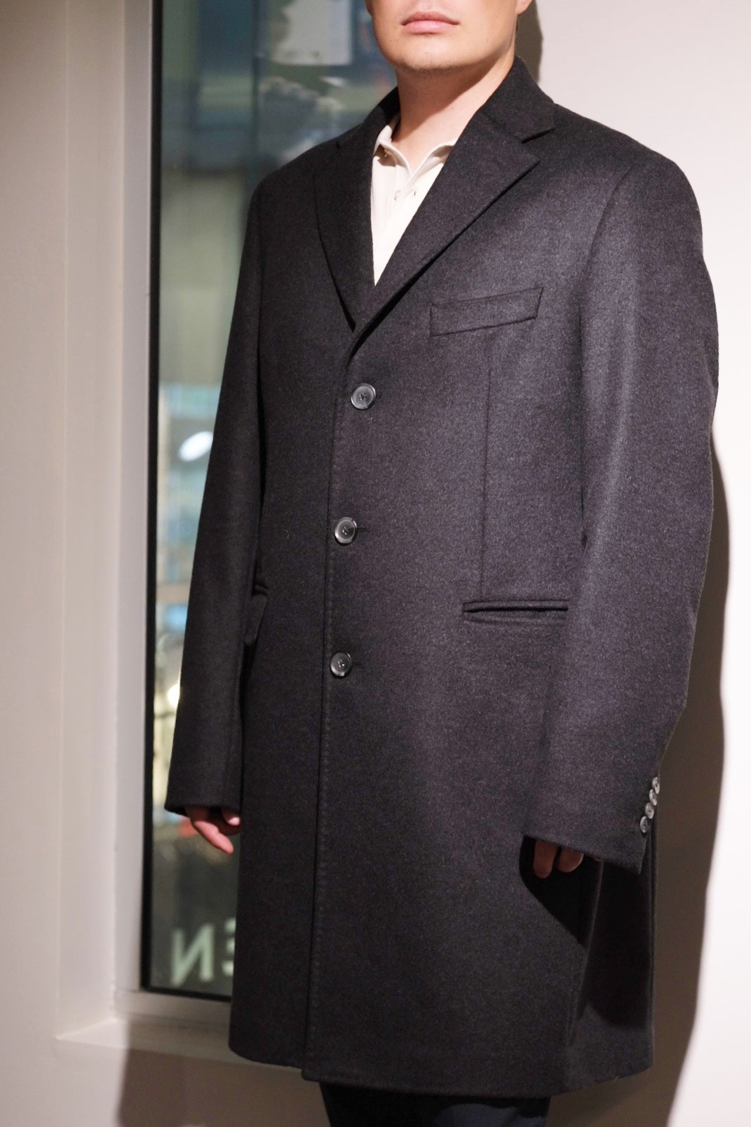 LACROSSE Wool-Cashmere Overcoat - EU 54