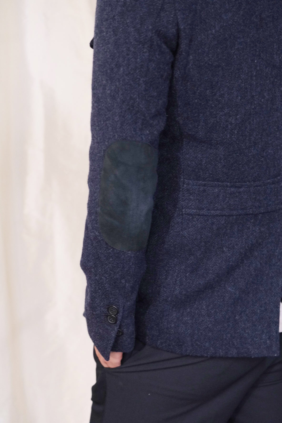 JOHN ASHFIELD Harris Tweed Wool Blazer - 38