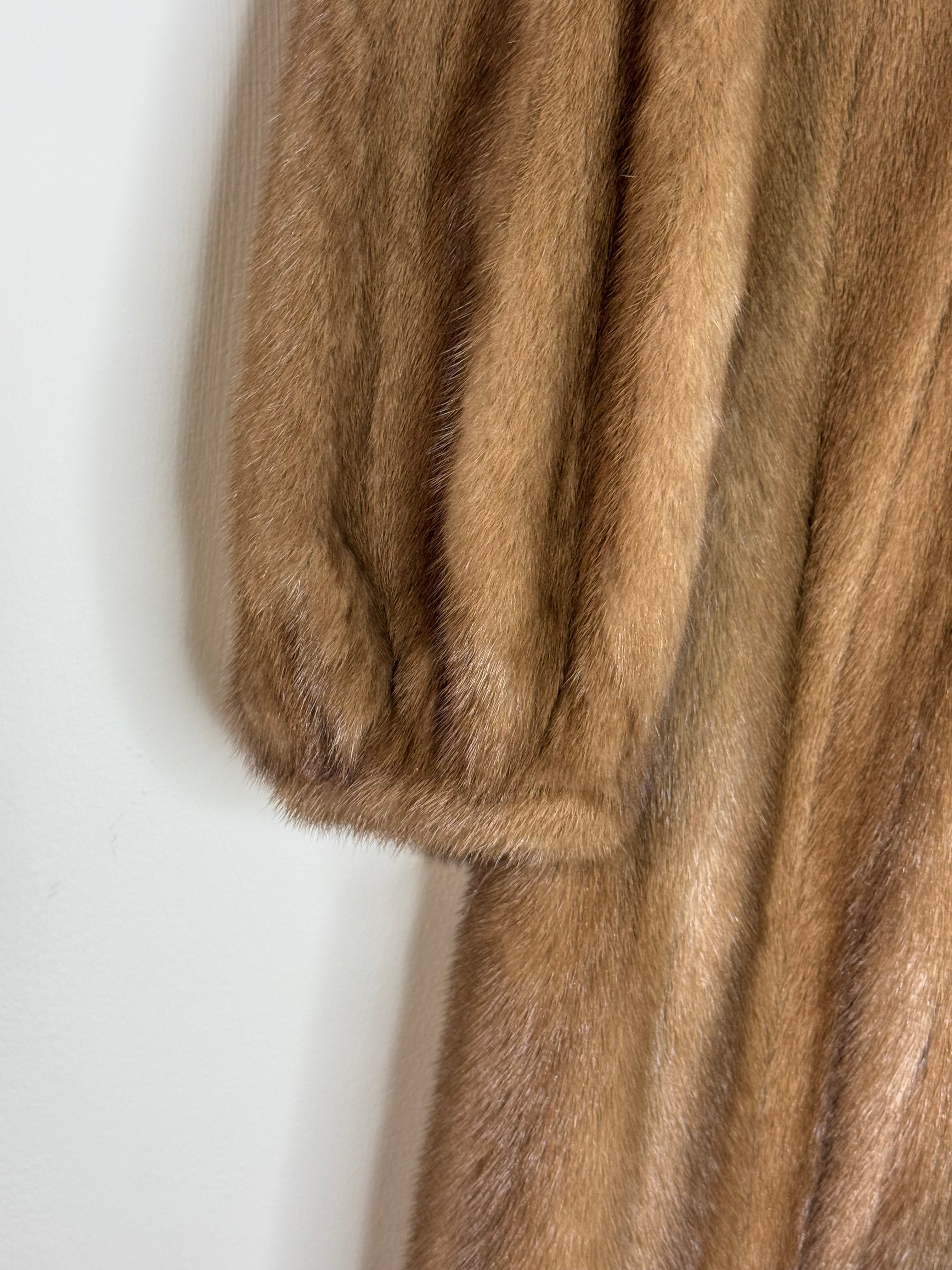 Vintage Saga Mink Full-Length Coat by Henry Phillip Thoresen Oslo