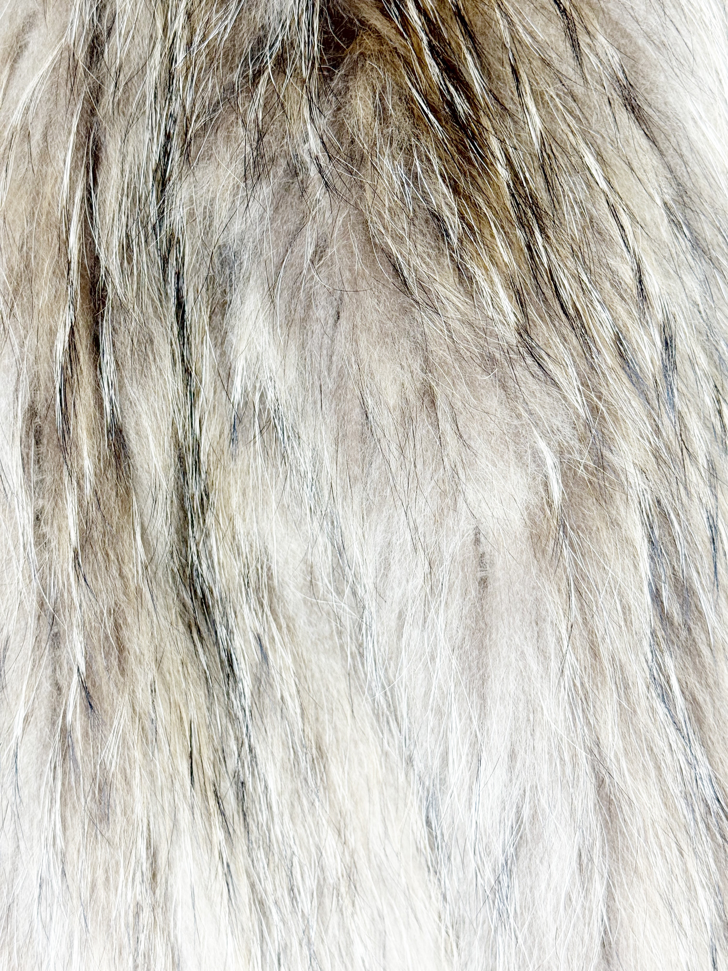 Meotine Hand-Knitted Raccoon Fur Jacket - S/M