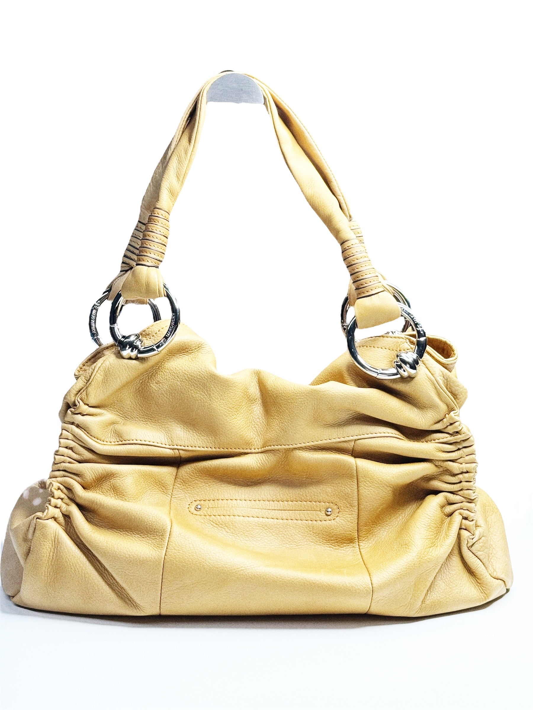 Makowsky Gathered Leather Shoulder Bag