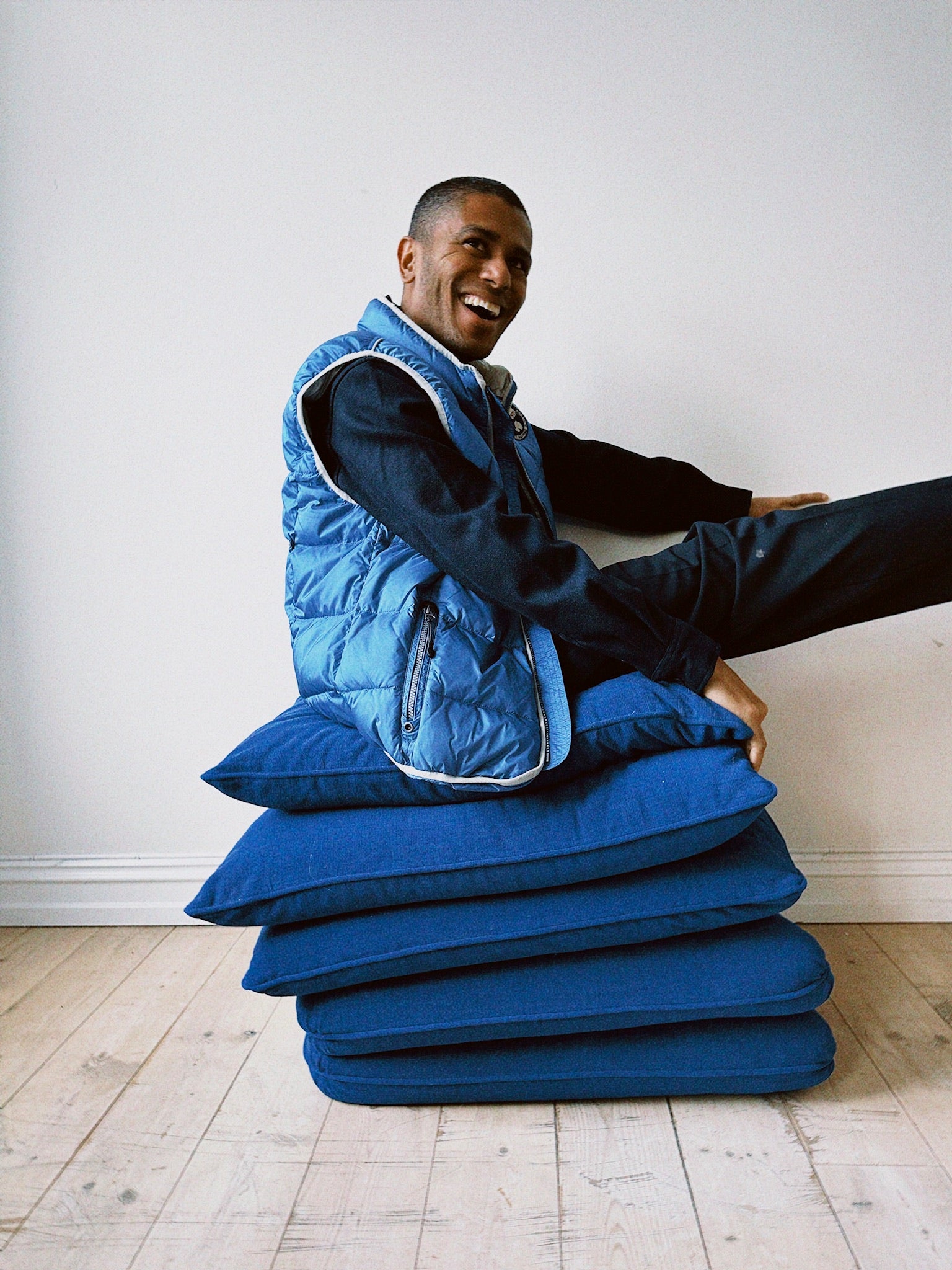 Napapijri Antarctic Research Program Blue Down Vest