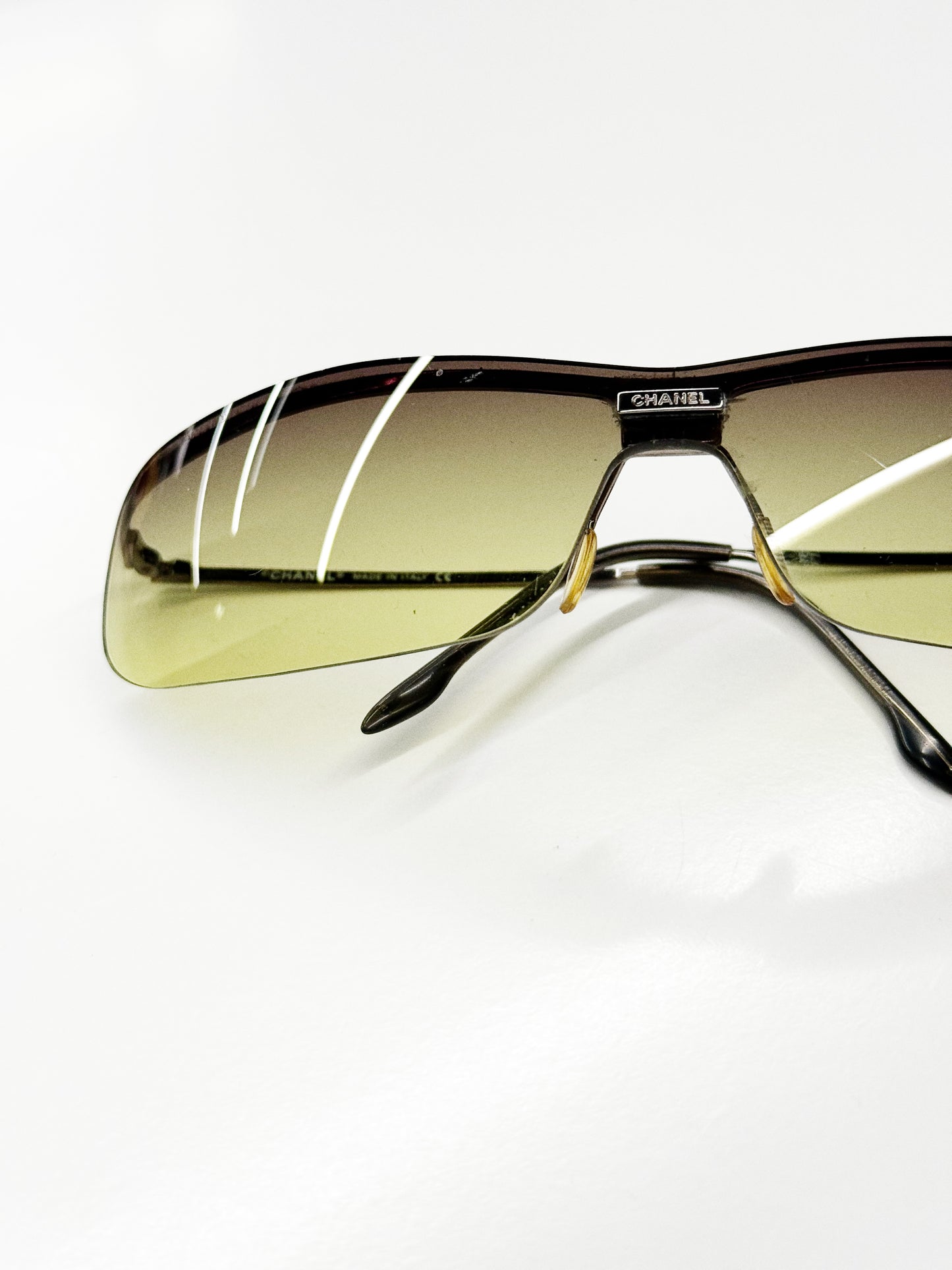 Vintage Chanel Gradient Shield Sunglasses