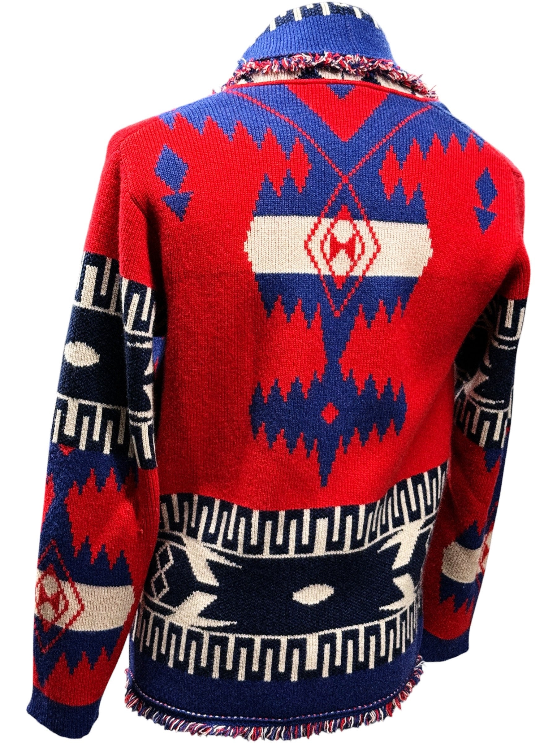 Alanui Icon Jacquard Cardigan in 100% Cashmere – Made in Italy