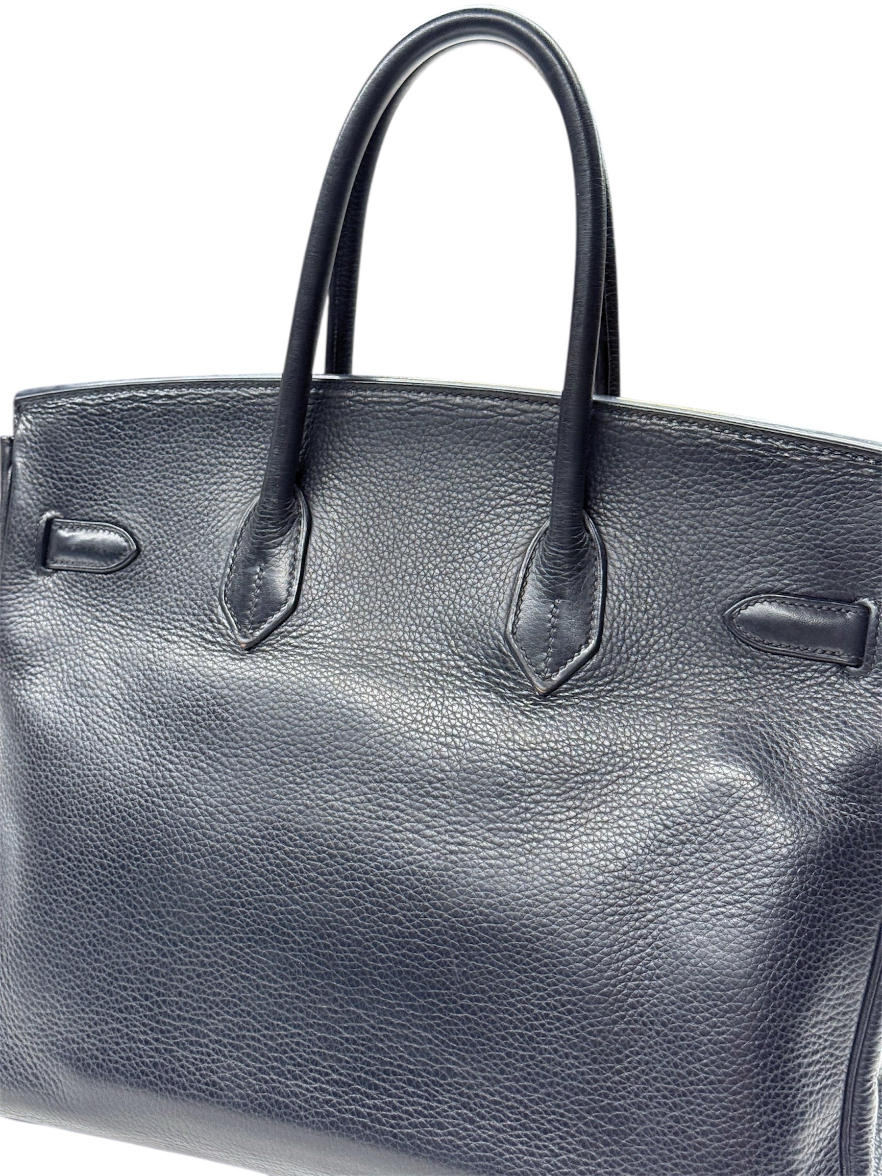 Hermès Birkin 35 Black Togo Leather Bag with Gold Hardware