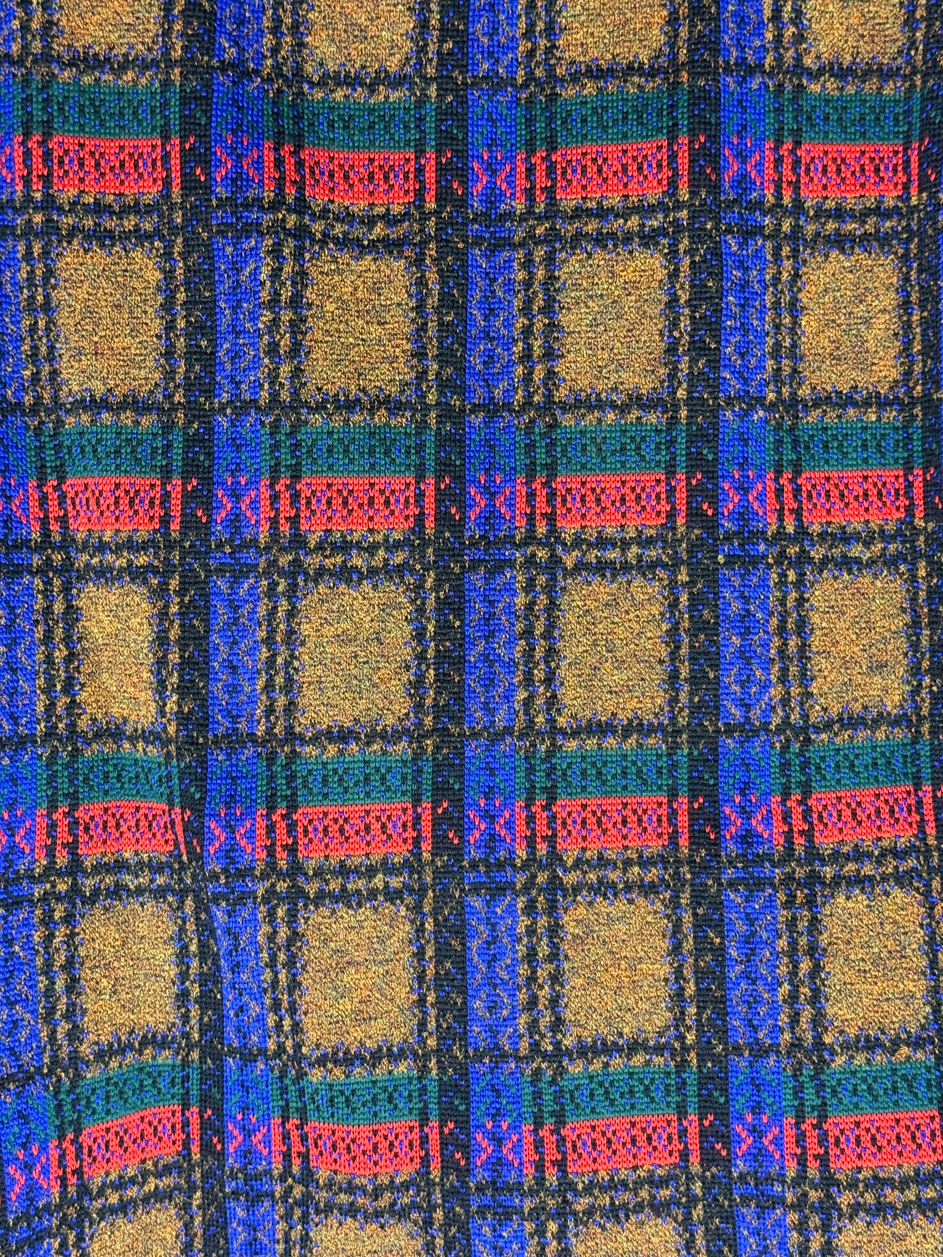 Yves Saint Laurent Variation Checked Wool Set