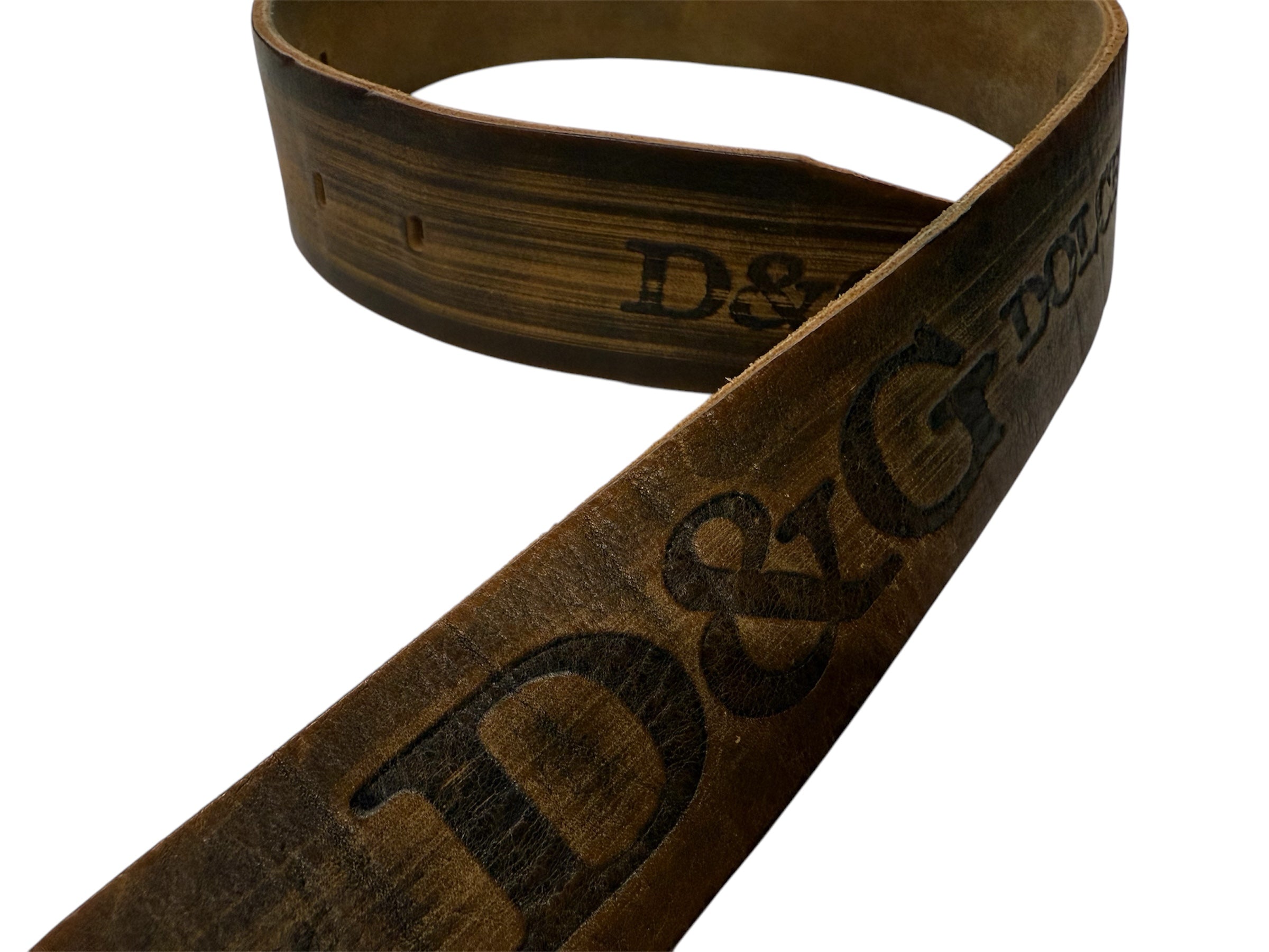 Dolce & Gabbana Brown Leather Belt