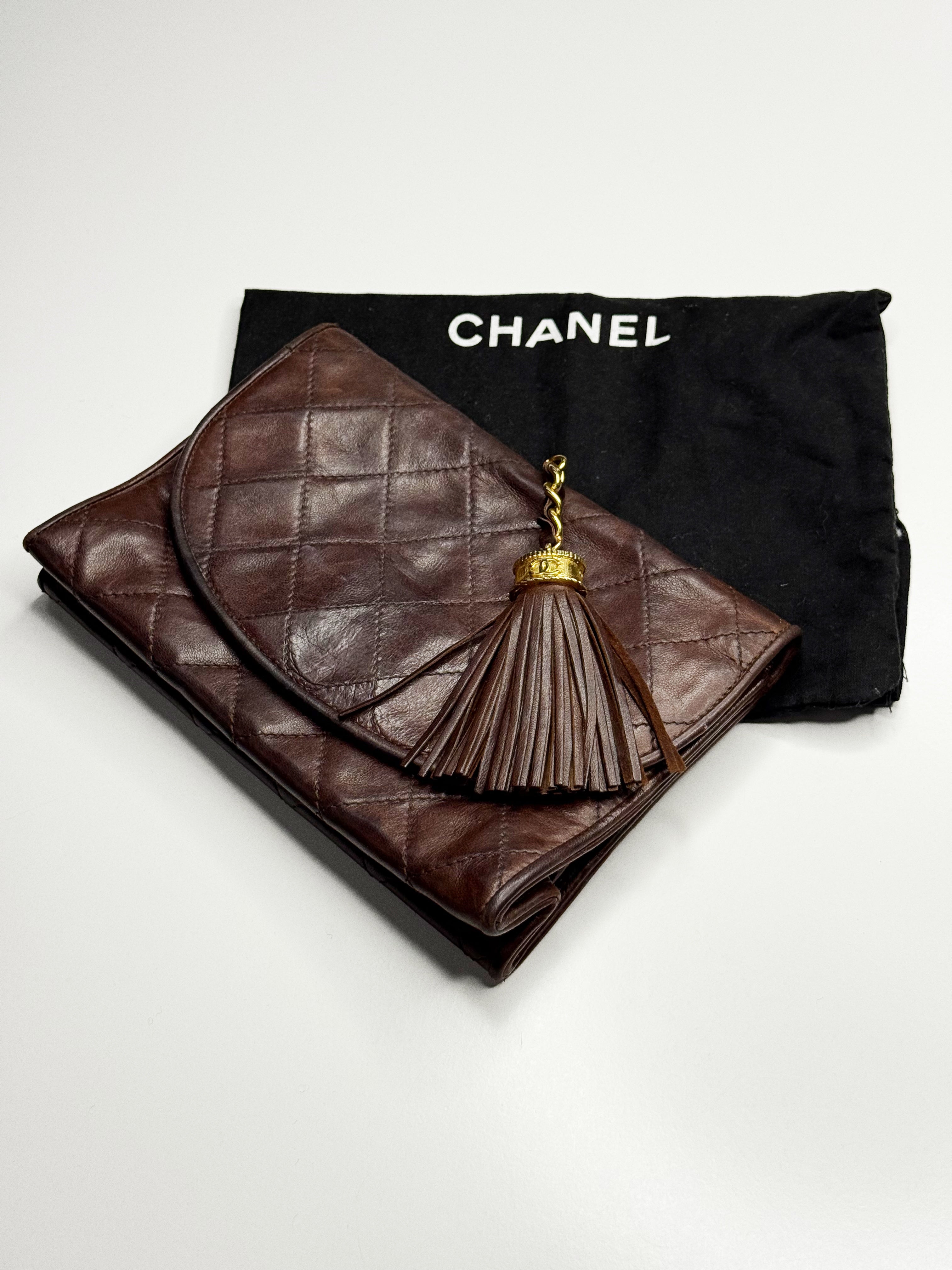 Chanel Vintage Quilted Tassel Bag